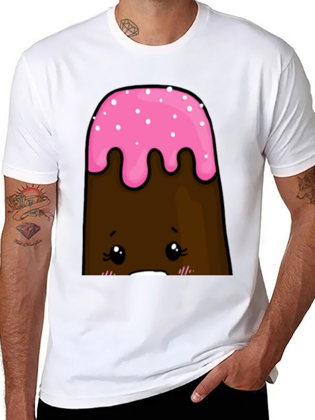 Cute Cake Character T-Shirt