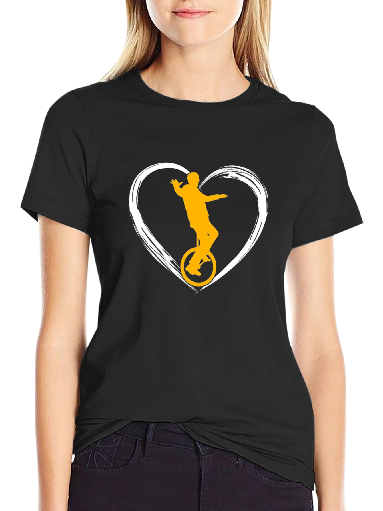 Unicycle Heart T-Shirt