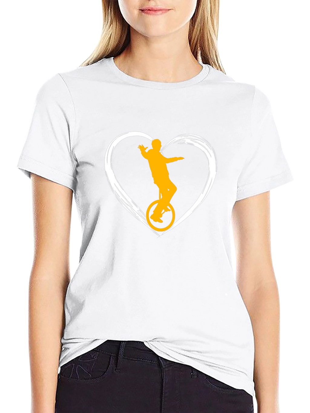 Unicycle Heart T-Shirt