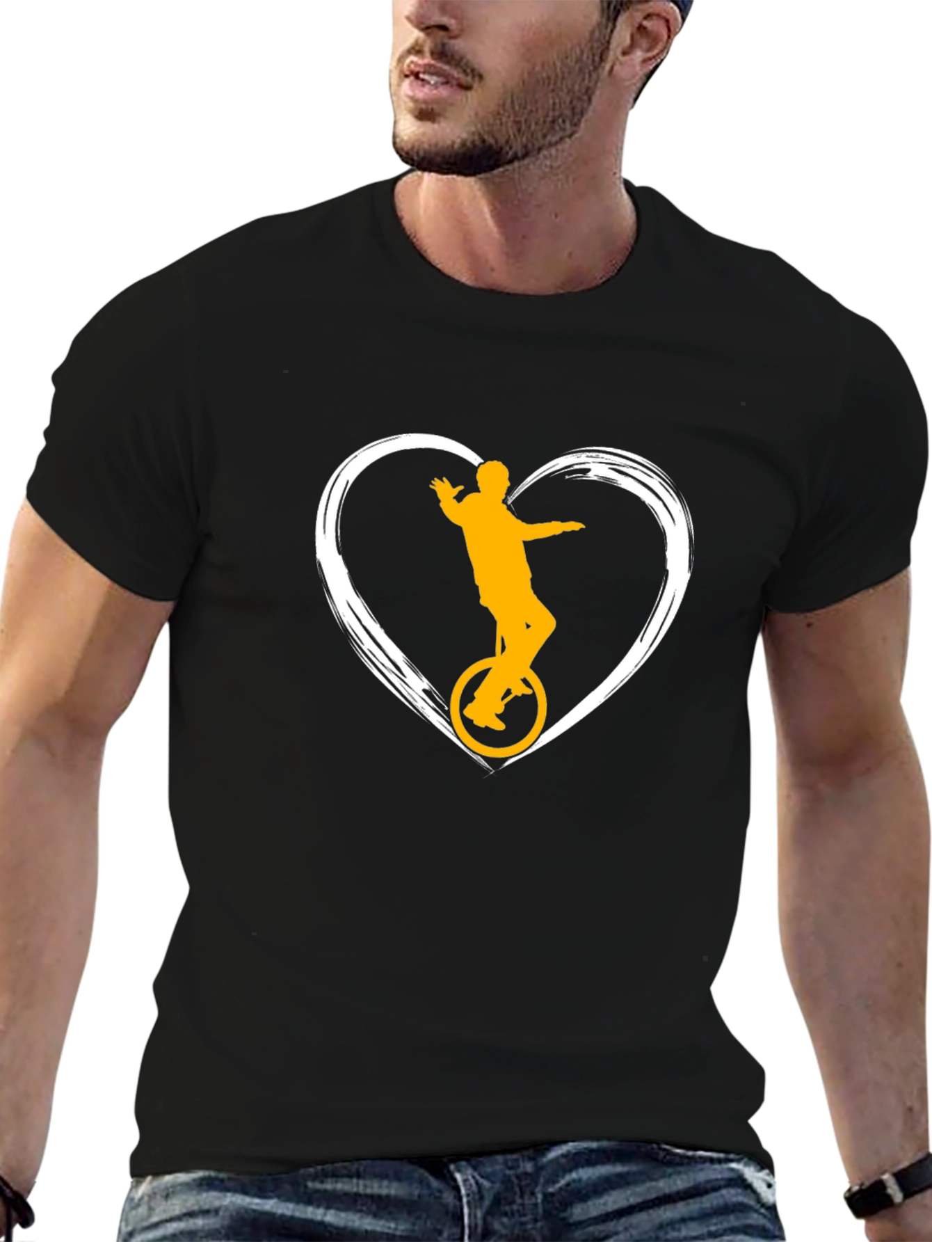 Unicycle Heart T-Shirt