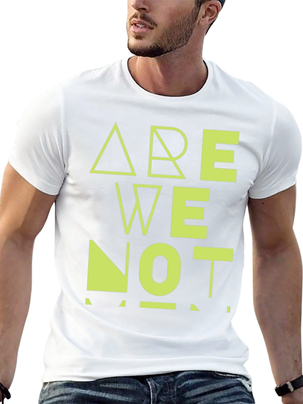 Are We Not Men? Graphic Black T-Shirt