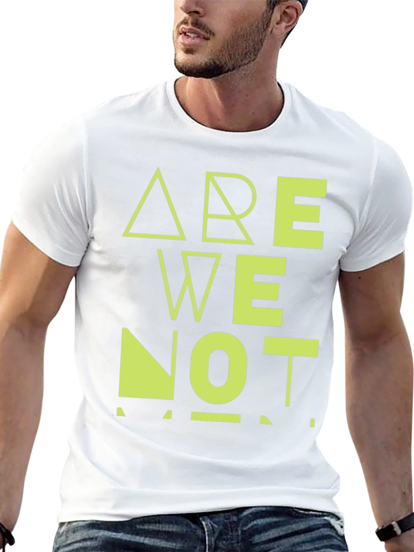 Are We Not Men? Graphic Black T-Shirt