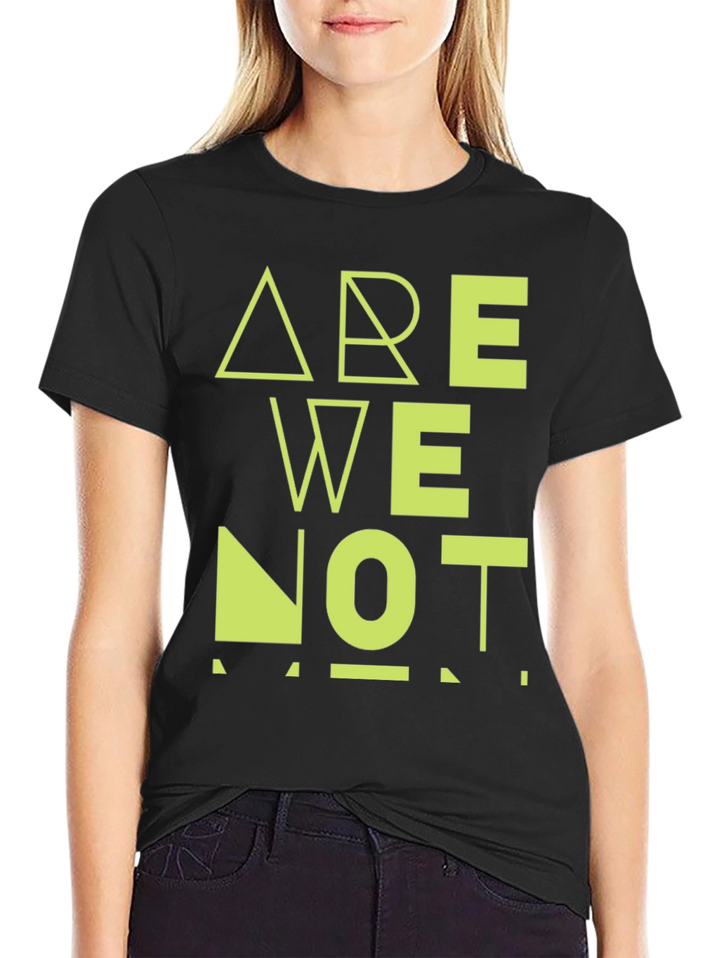 Are We Not Men? Graphic Black T-Shirt