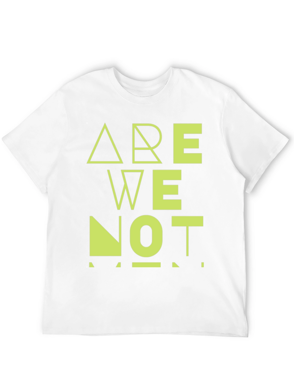 Are We Not Men? Graphic Black T-Shirt