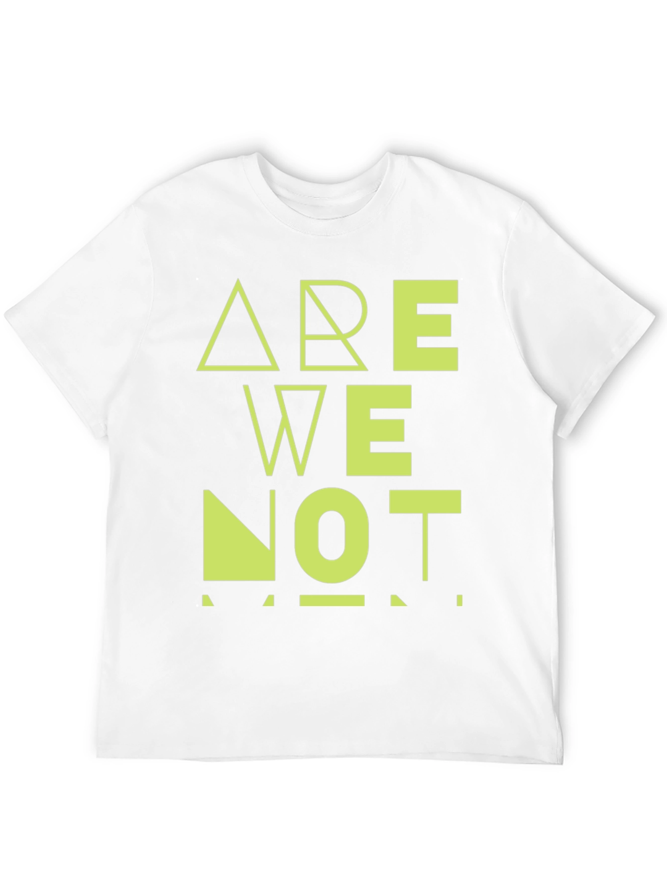 Are We Not Men? Graphic Black T-Shirt
