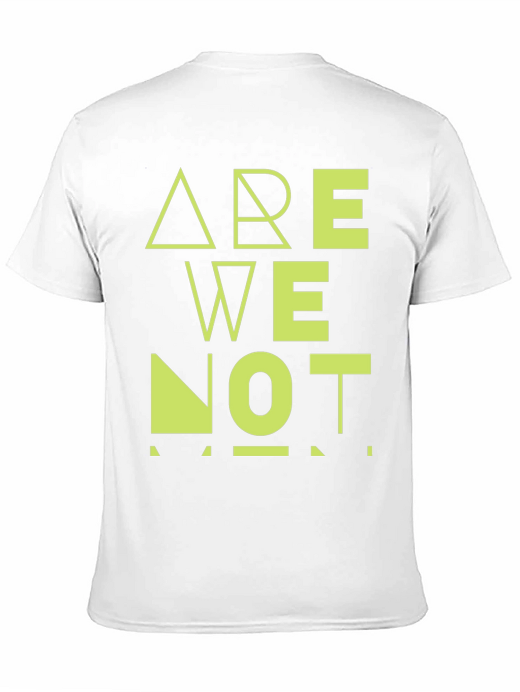 Are We Not Men? Graphic Black T-Shirt