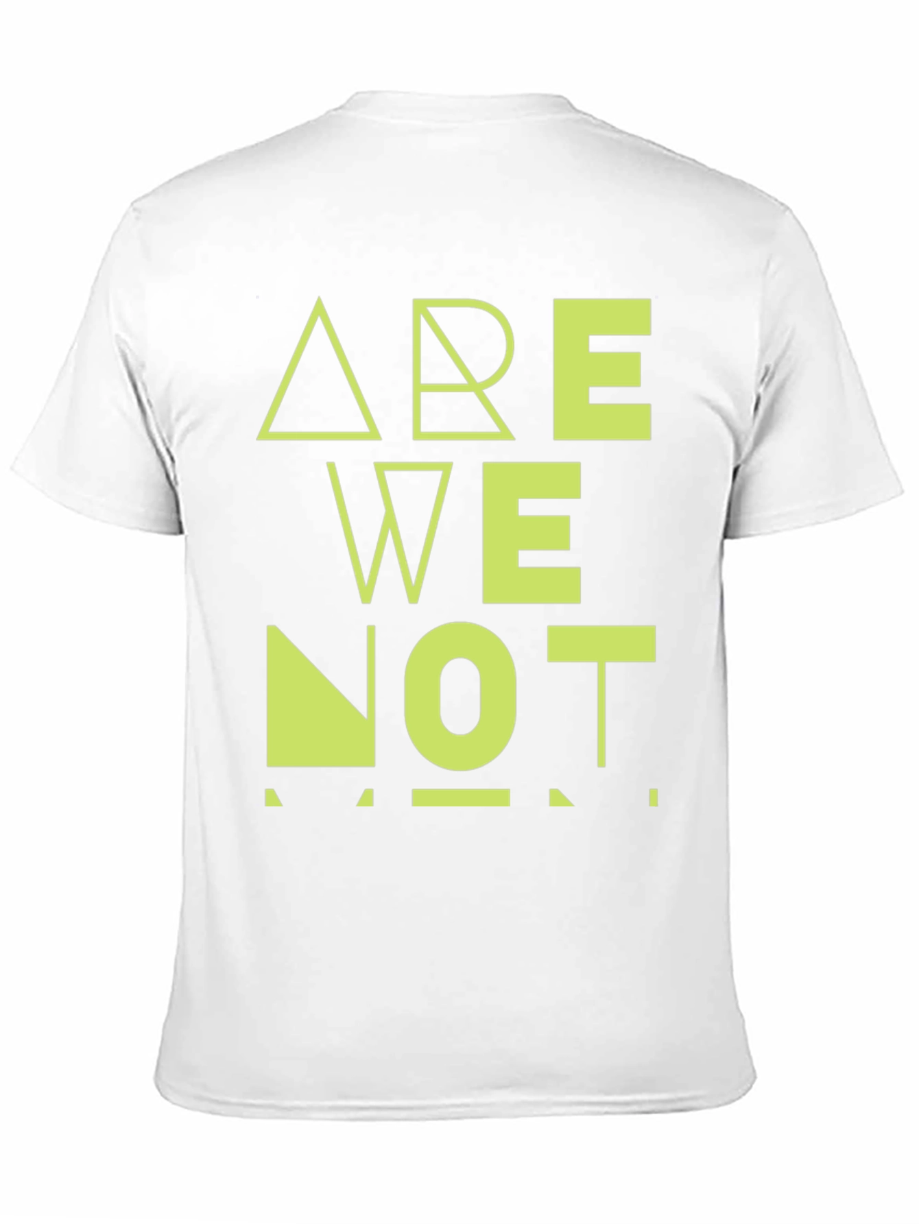 Are We Not Men? Graphic Black T-Shirt