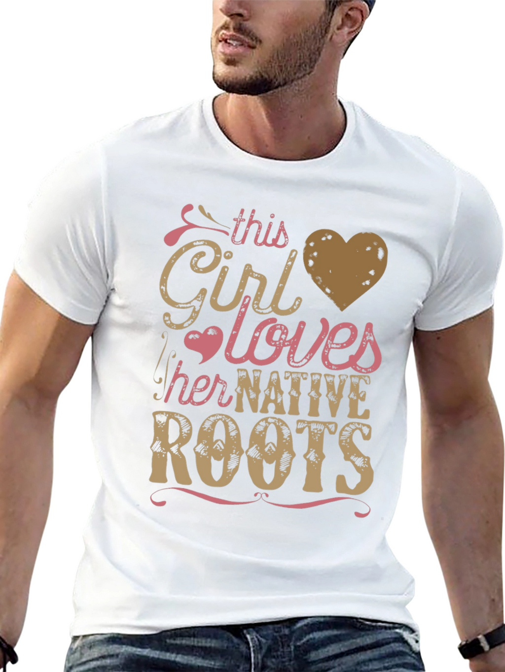 Native Roots Girls T-Shirt - Black Tee