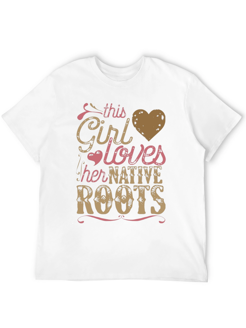 Native Roots Girls T-Shirt - Black Tee
