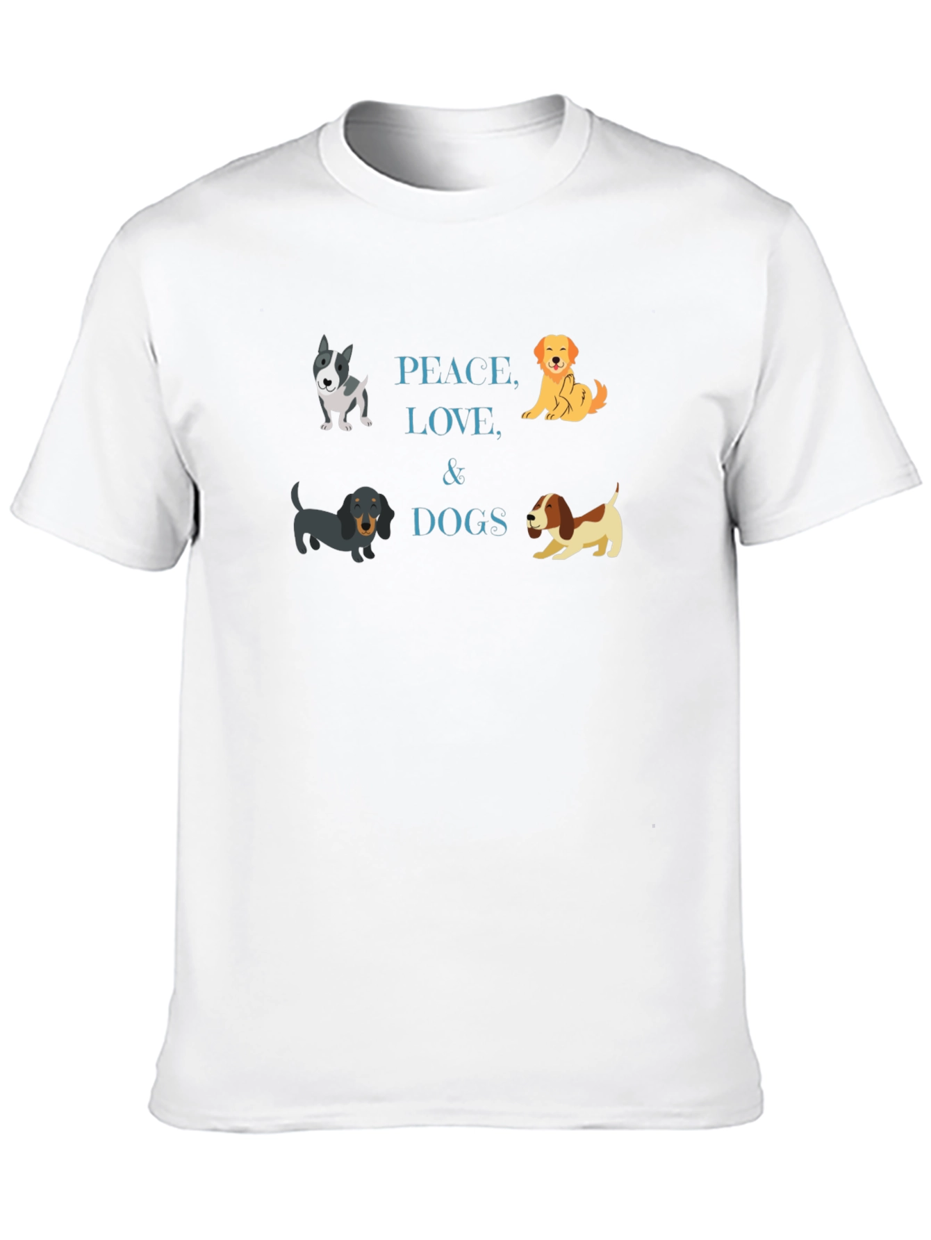 Peace Love & Dogs T-Shirt