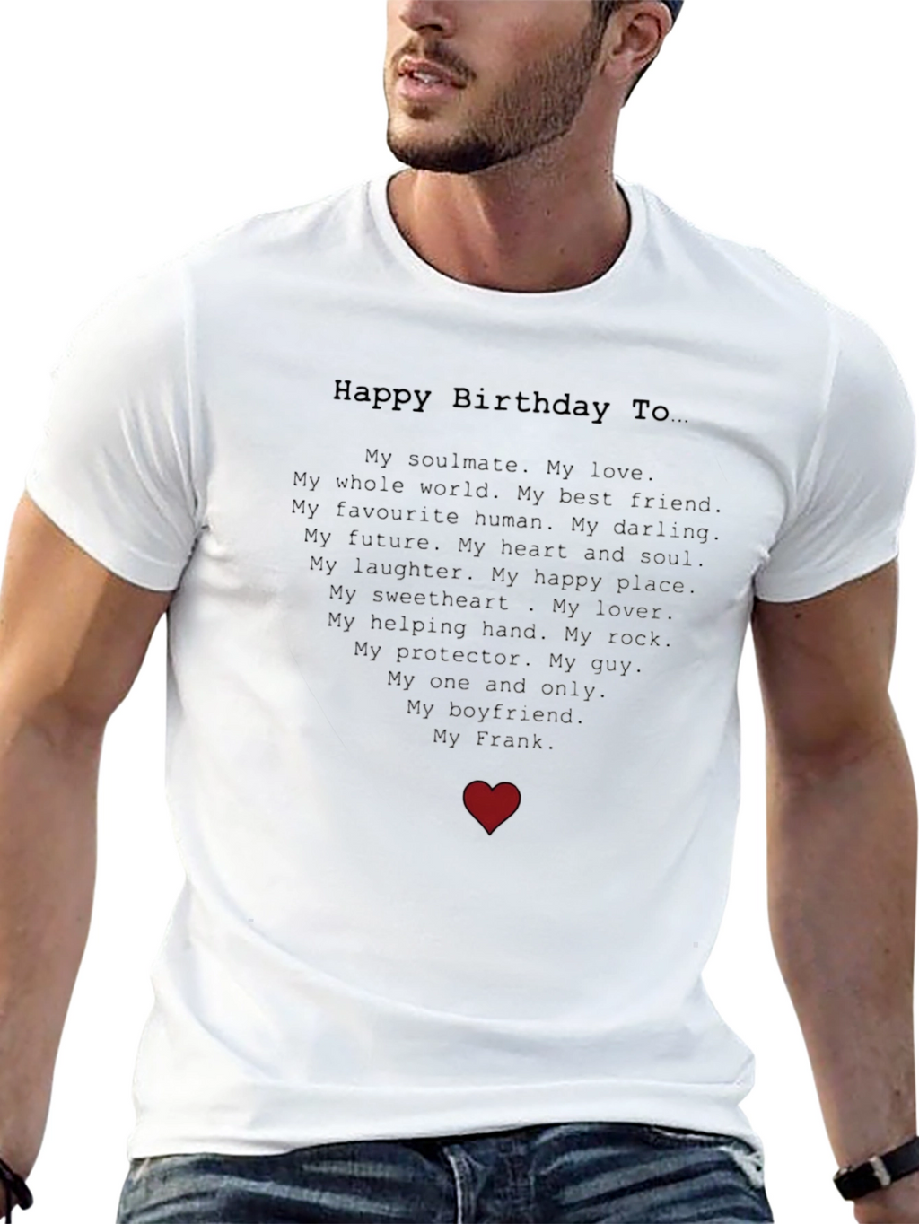 Happy Birthday Frank - Boyfriend Graphic Tee