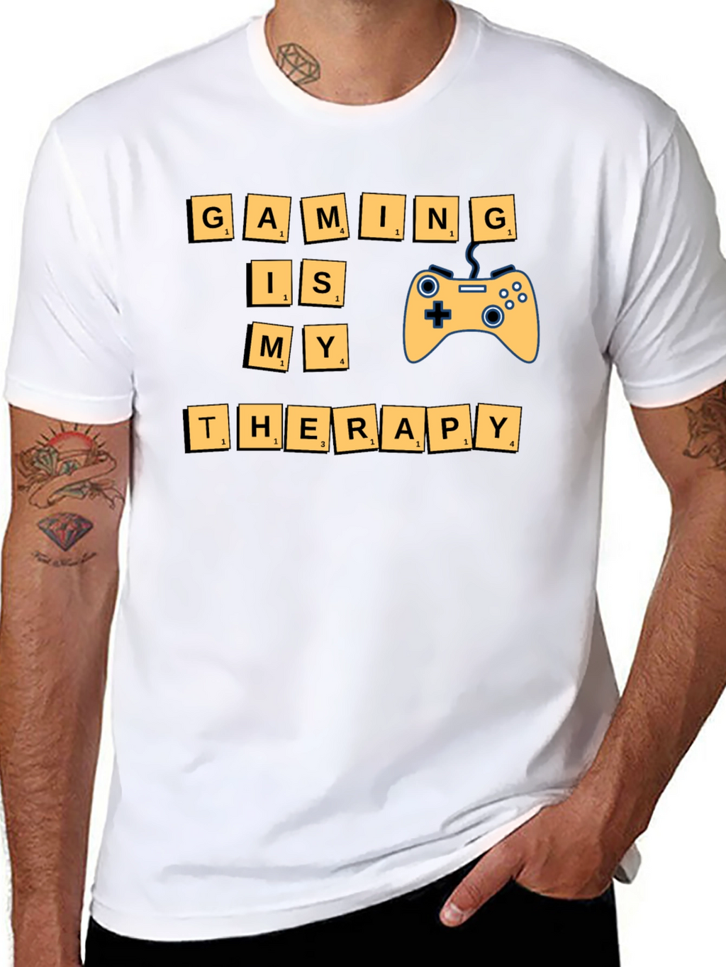 Gaming is My Therapy T-Shirt - Gamer Gift