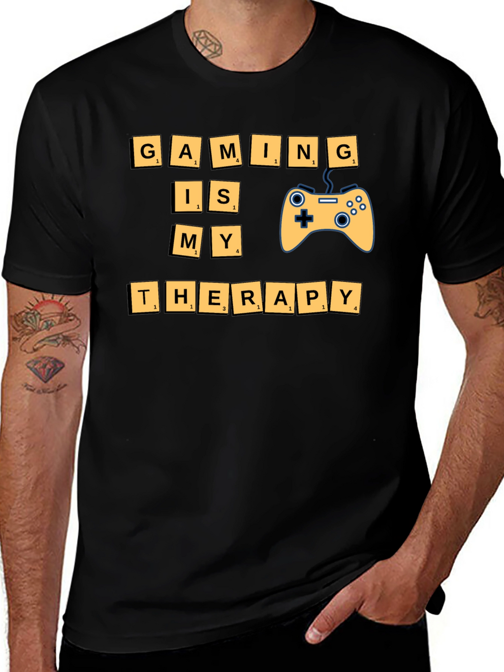 Gaming is My Therapy T-Shirt - Gamer Gift