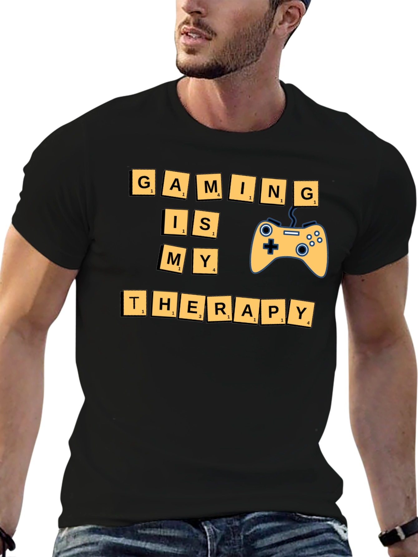 Gaming is My Therapy T-Shirt - Gamer Gift