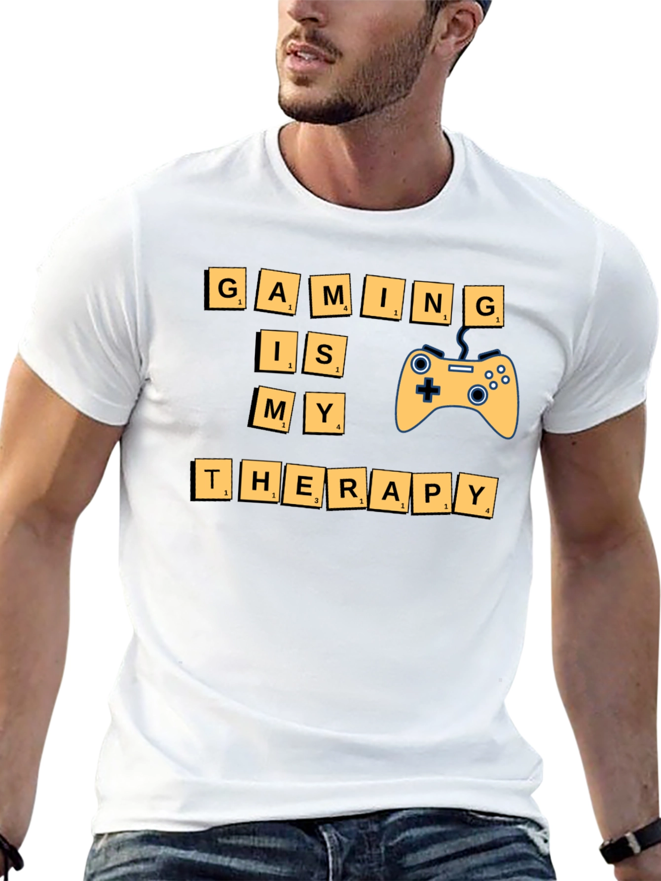 Gaming is My Therapy T-Shirt - Gamer Gift