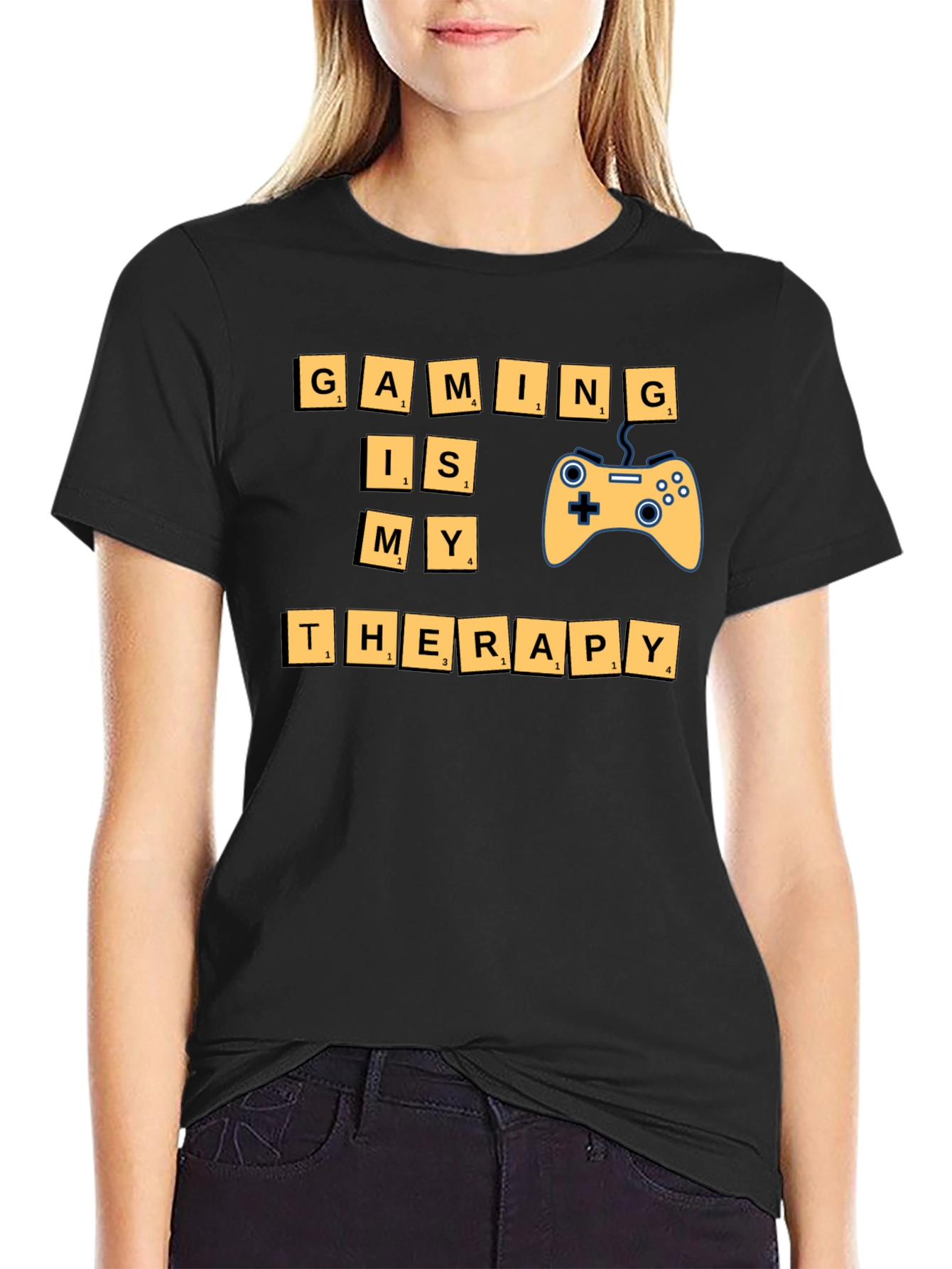 Gaming is My Therapy T-Shirt - Gamer Gift