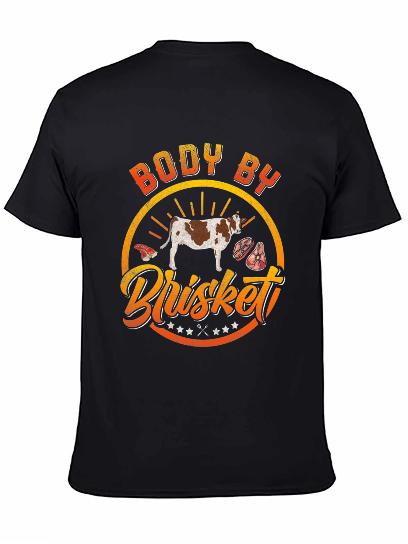 Body by Brisket Graphic Tee - BBQ Lover T-Shirt