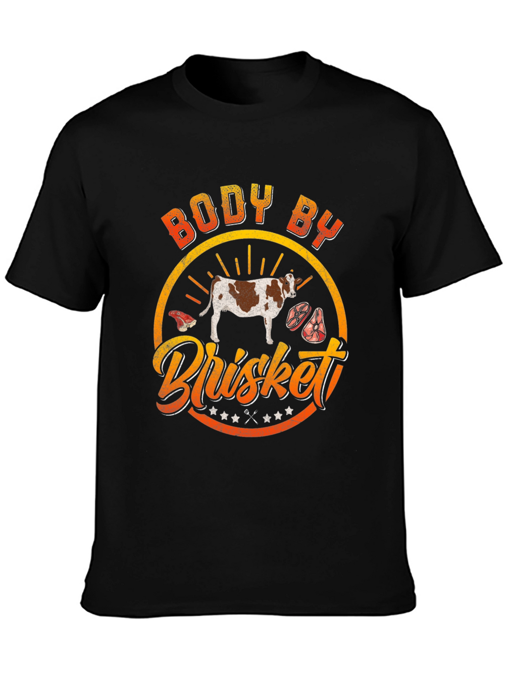 Body by Brisket Graphic Tee - BBQ Lover T-Shirt