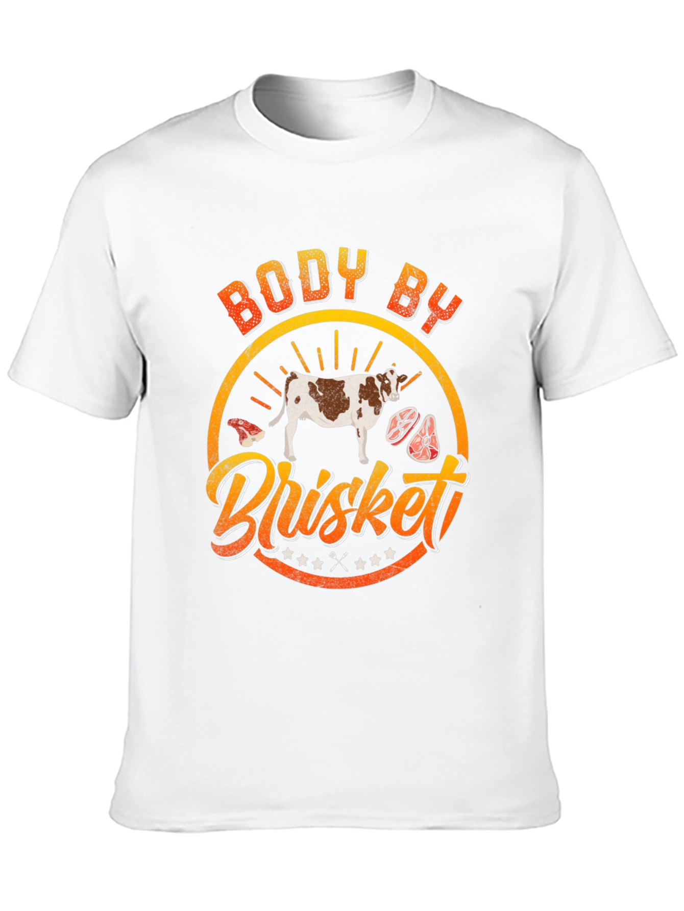 Body by Brisket Graphic Tee - BBQ Lover T-Shirt