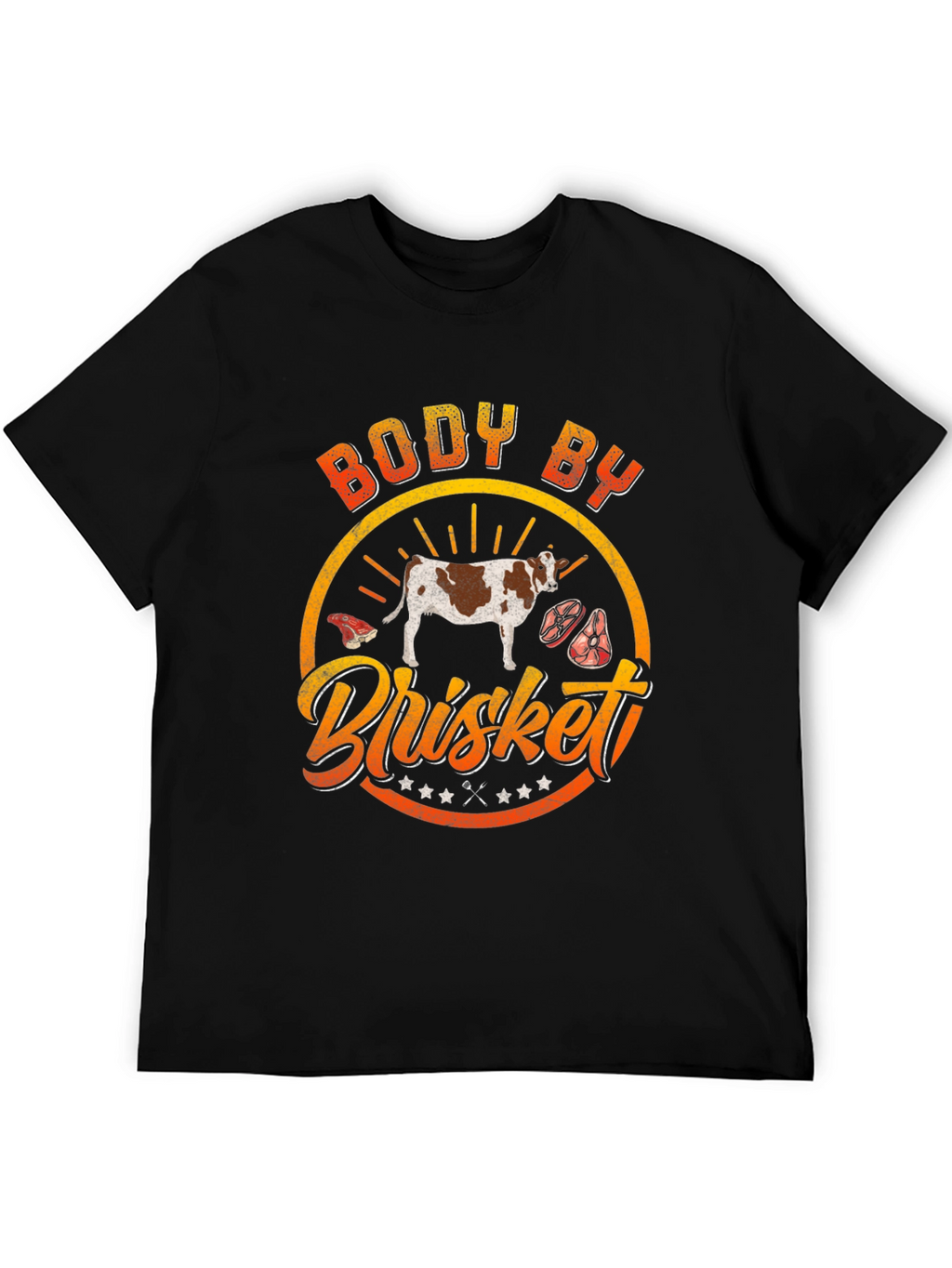 Body by Brisket Graphic Tee - BBQ Lover T-Shirt