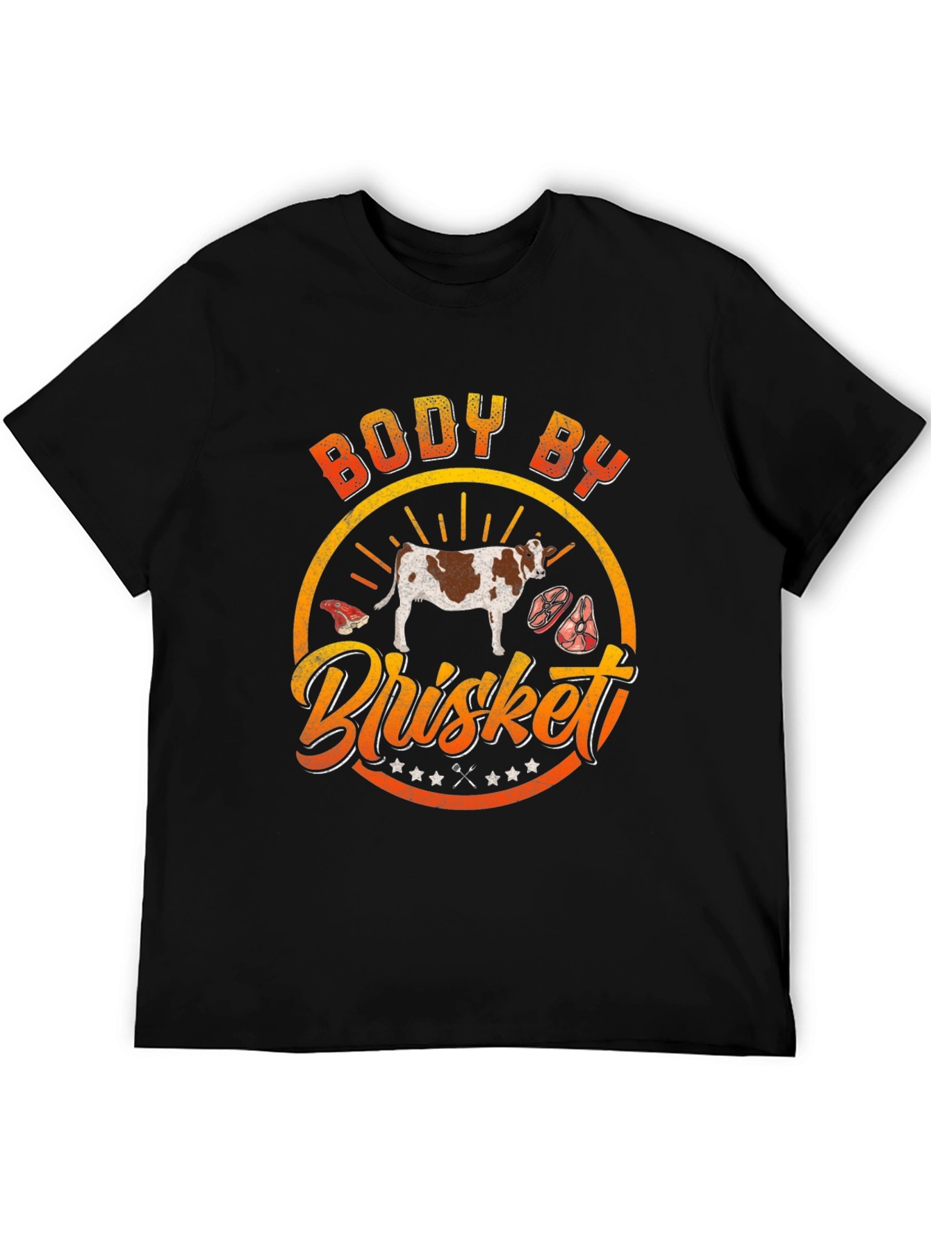 Body by Brisket Graphic Tee - BBQ Lover T-Shirt