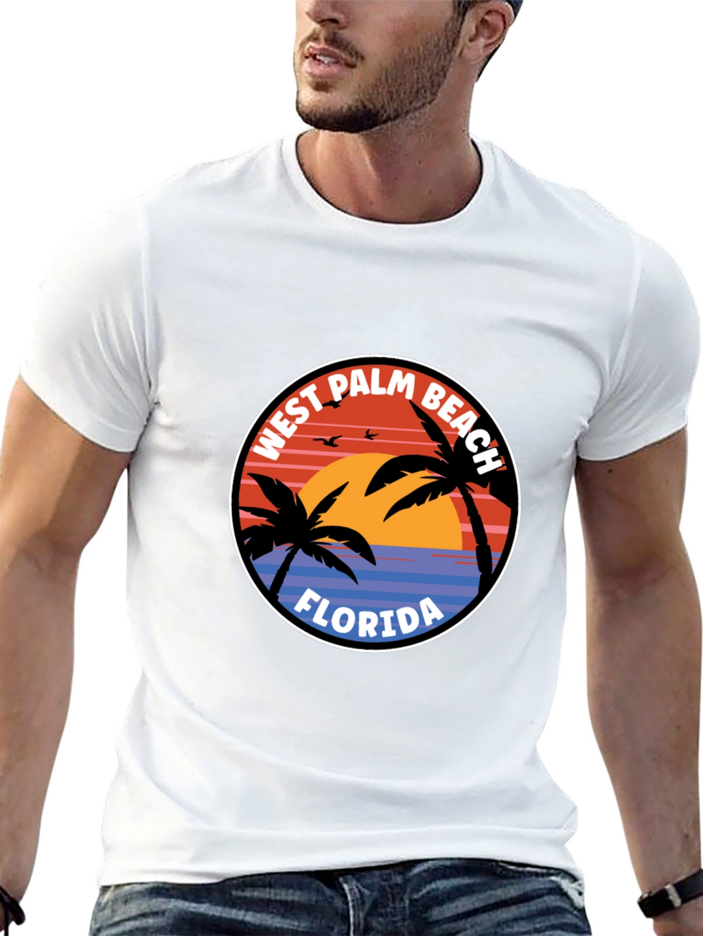 West Palm Beach Florida Graphic T-Shirt