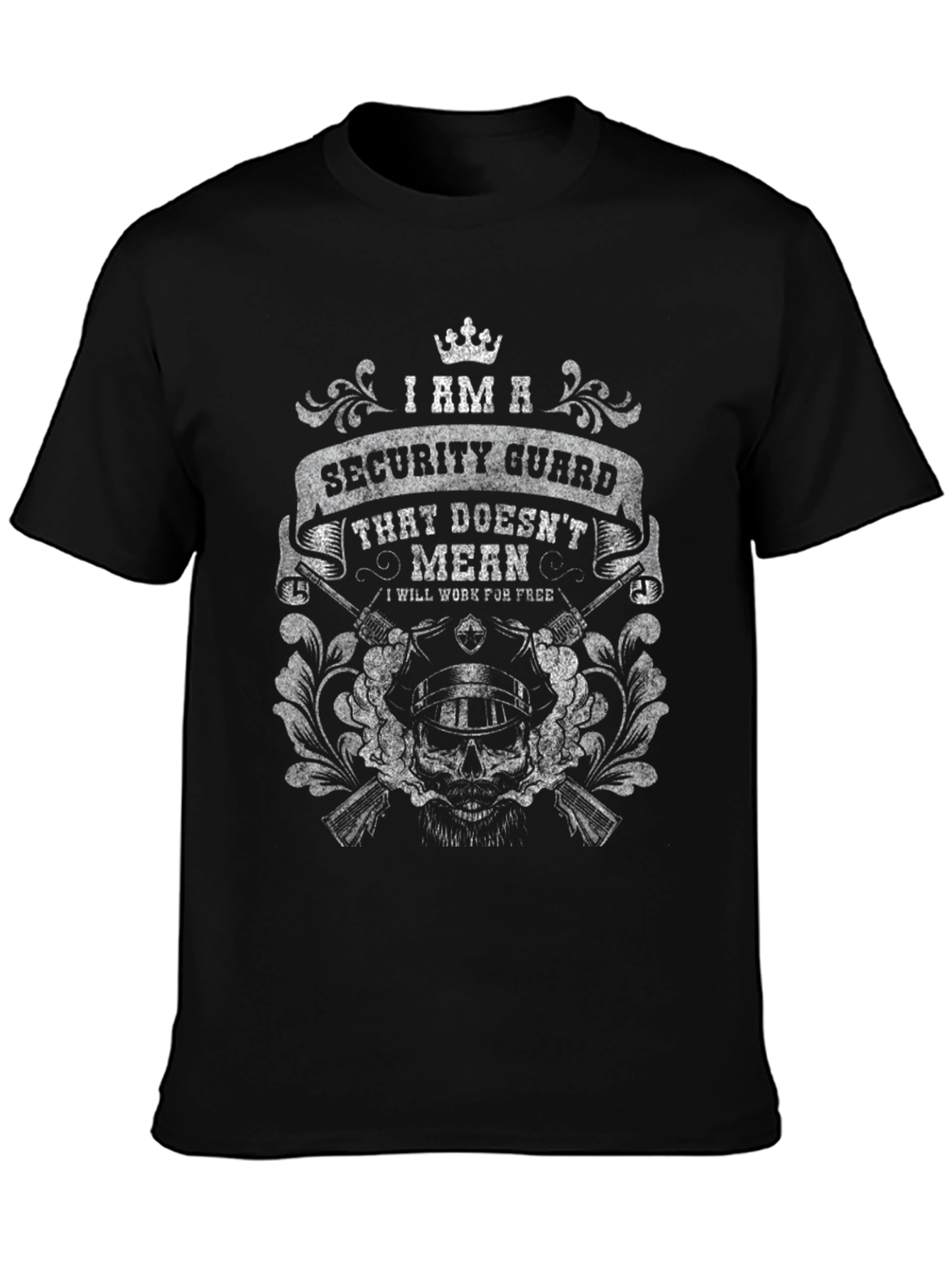 Security Guard Funny Graphic T-Shirt
