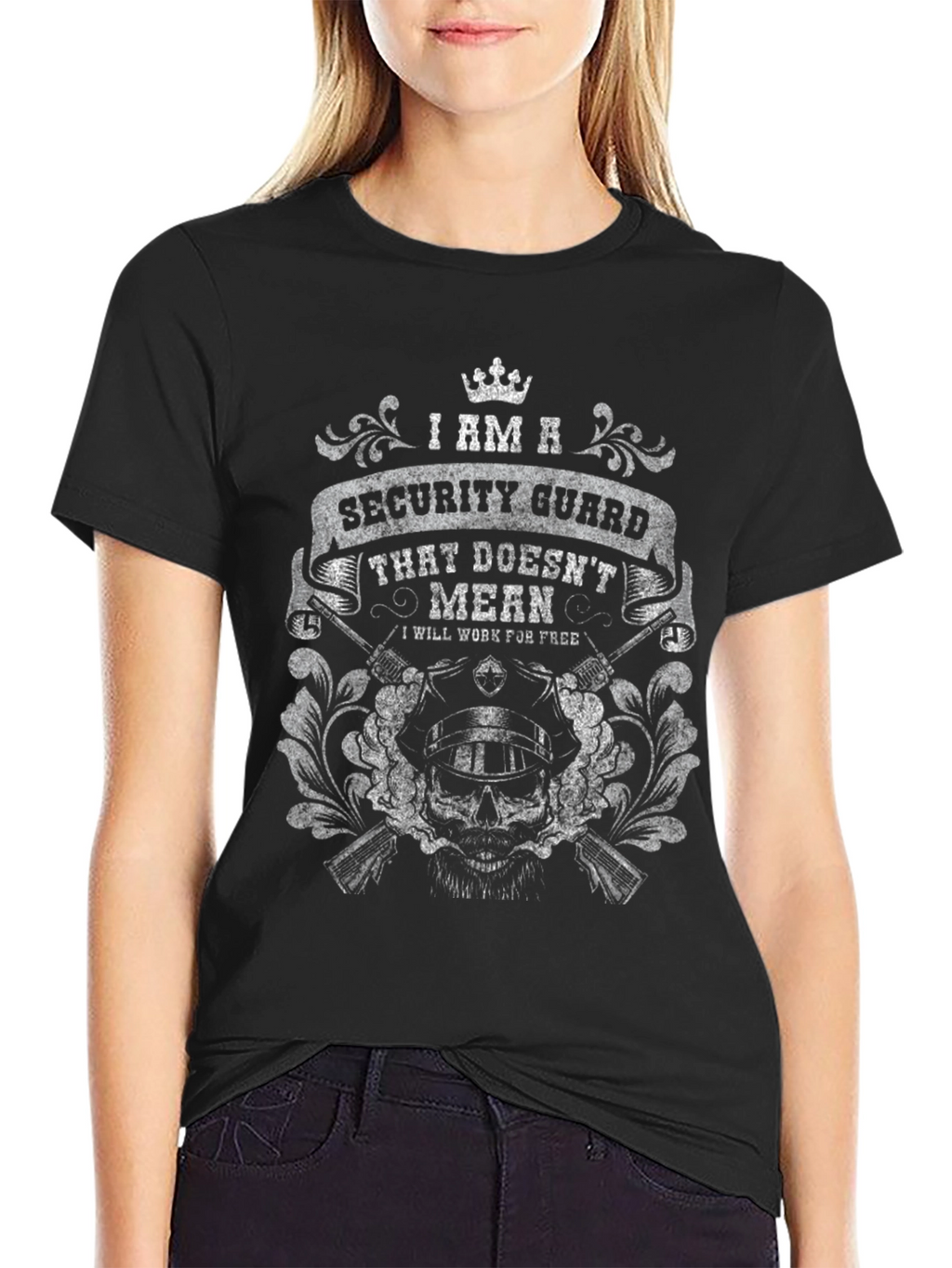 Security Guard Funny Graphic T-Shirt