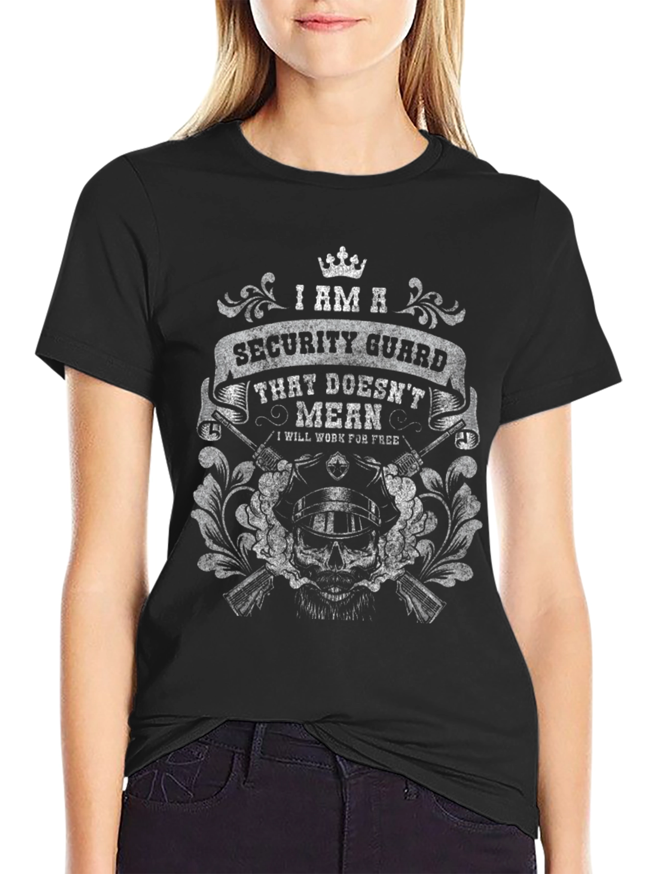 Security Guard Funny Graphic T-Shirt