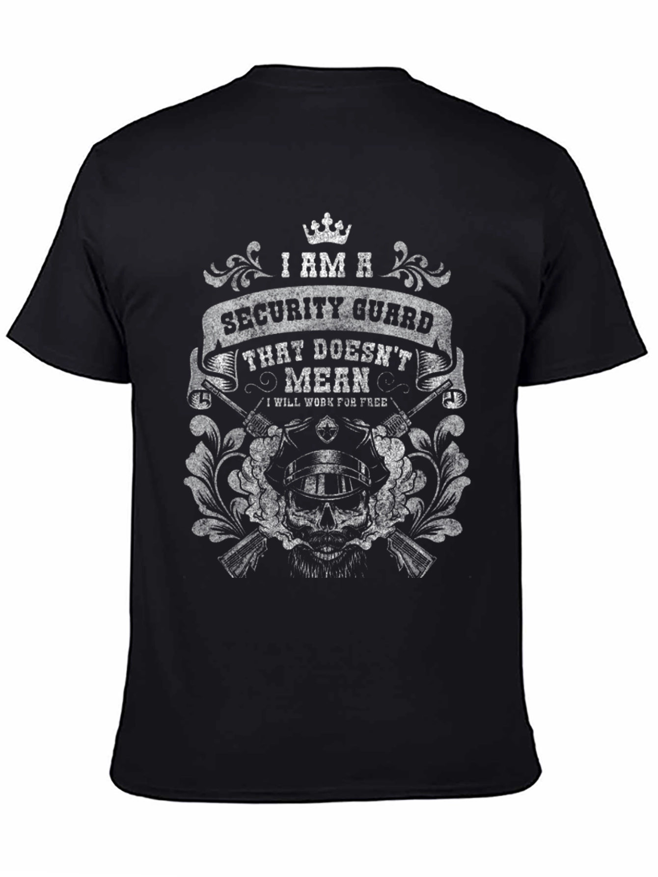 Security Guard Funny Graphic T-Shirt