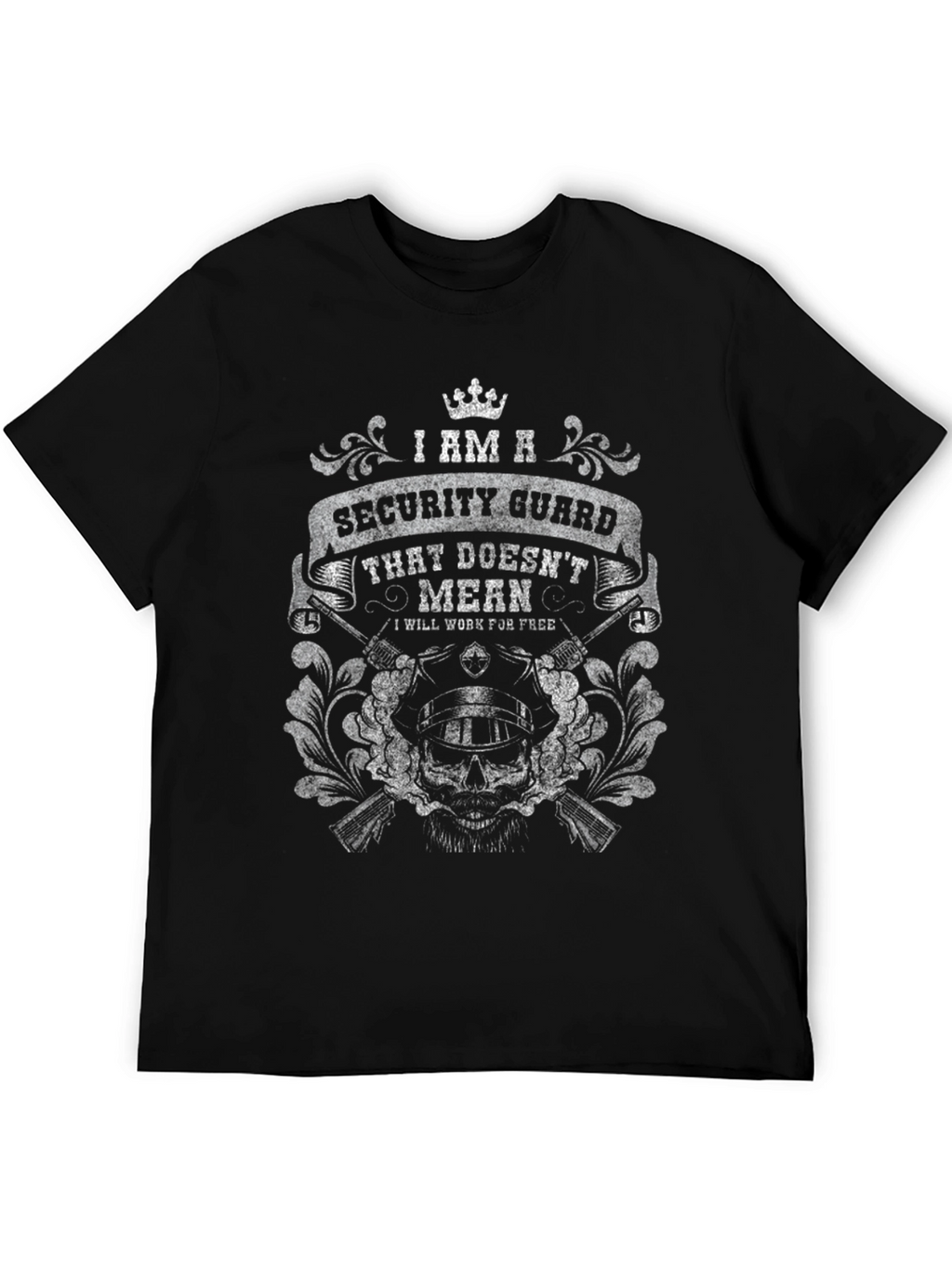 Security Guard Funny Graphic T-Shirt