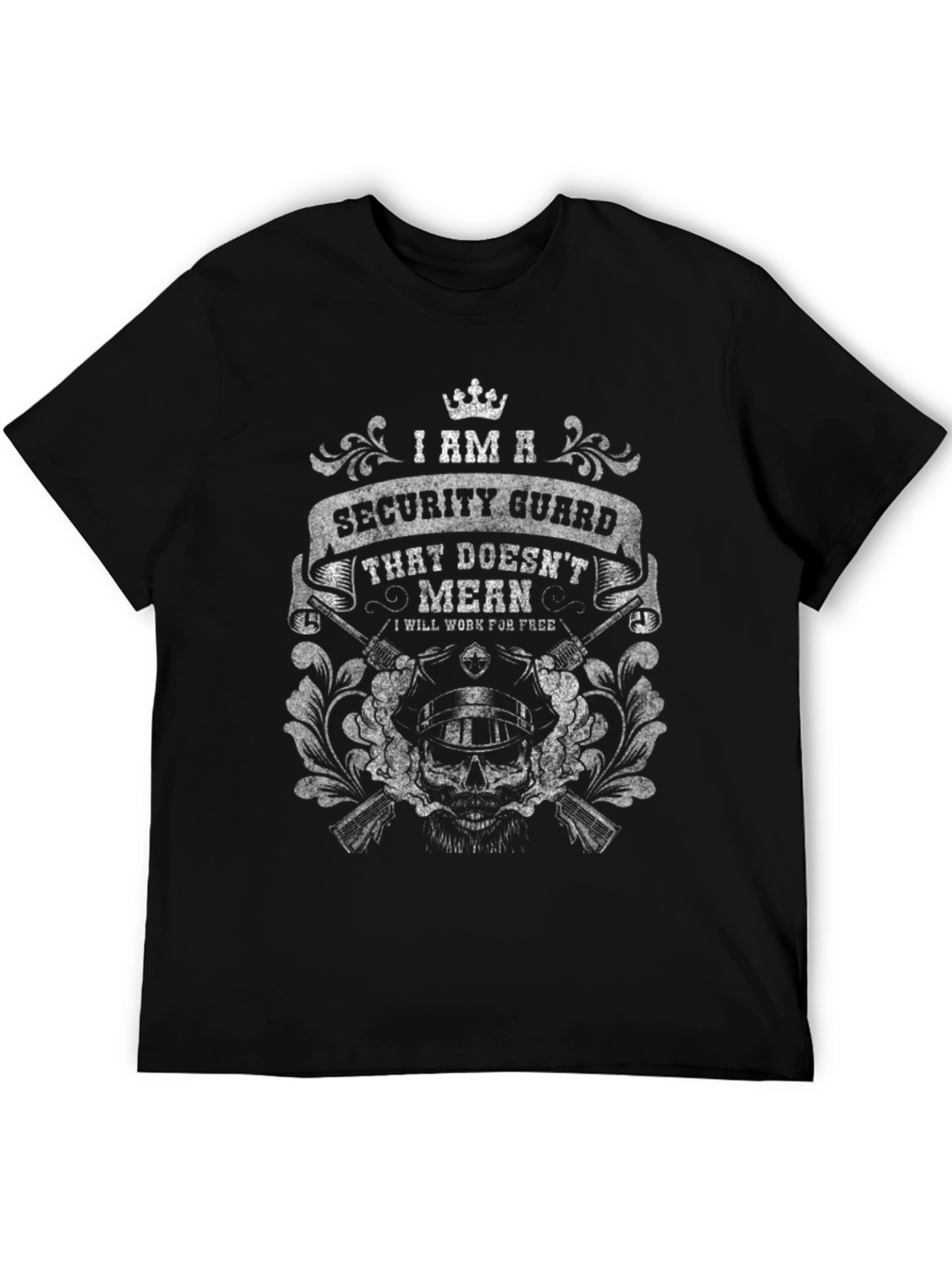 Security Guard Funny Graphic T-Shirt