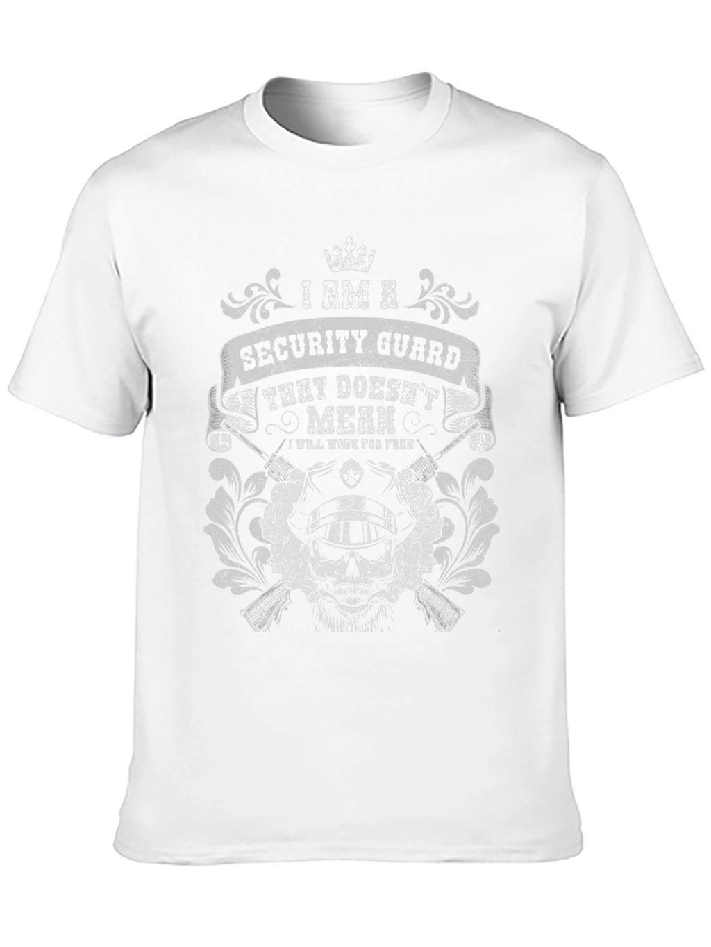 Security Guard Funny Graphic T-Shirt