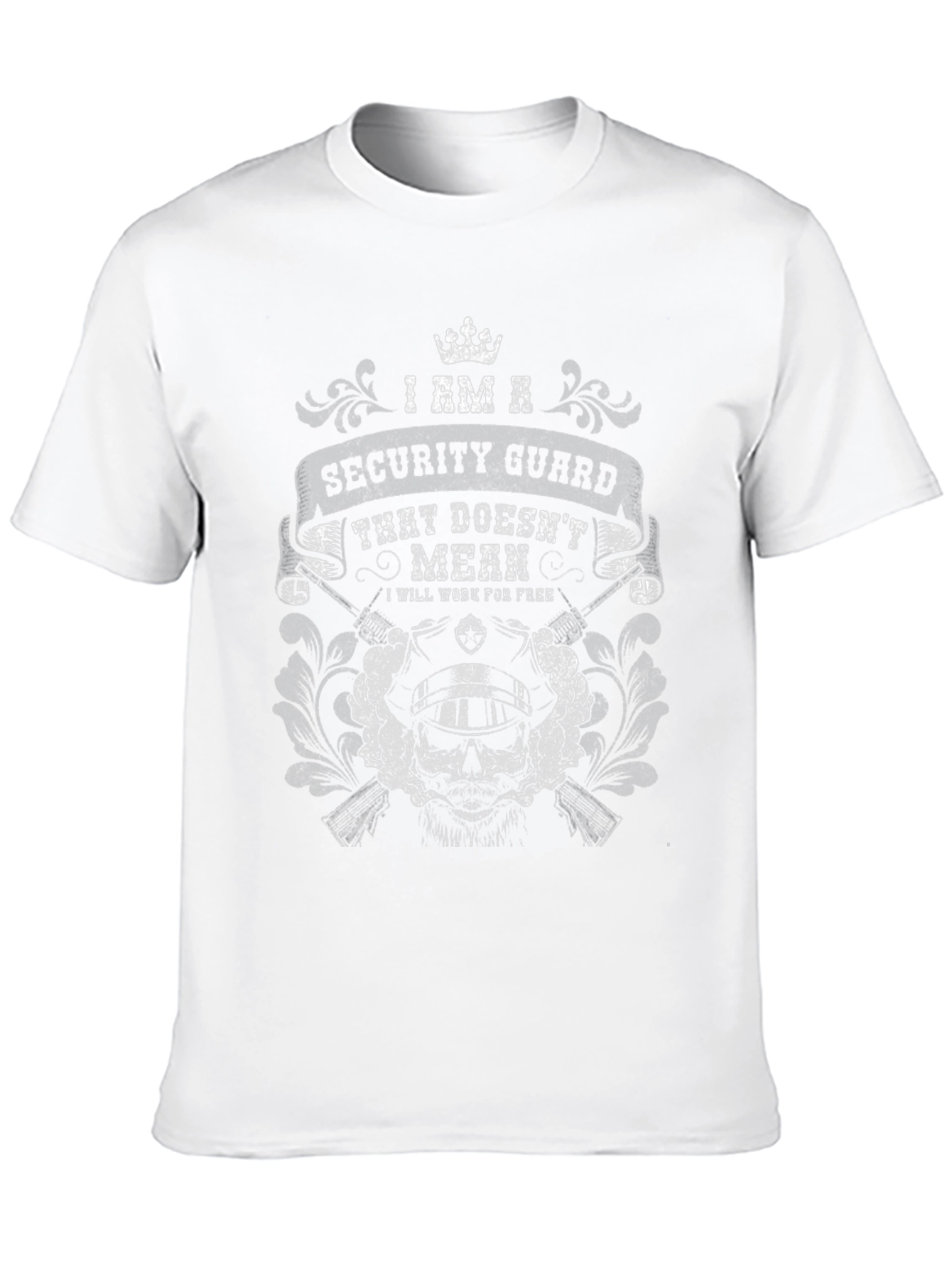 Security Guard Funny Graphic T-Shirt