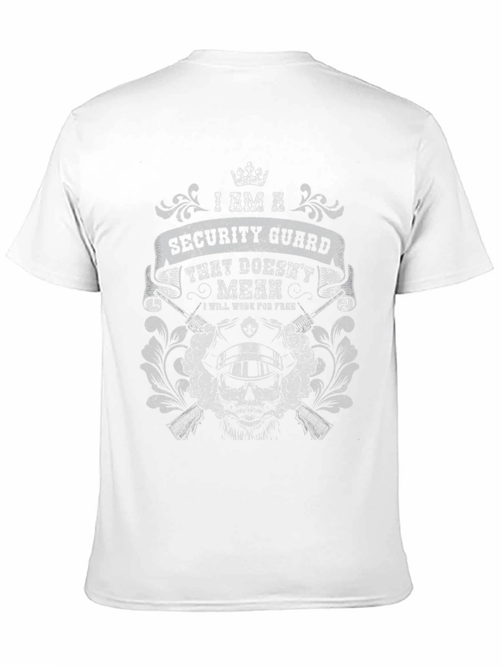 Security Guard Funny Graphic T-Shirt