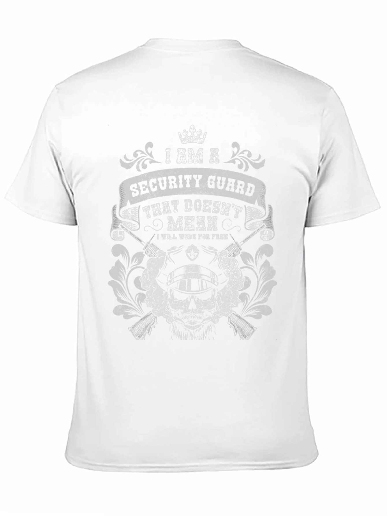 Security Guard Funny Graphic T-Shirt