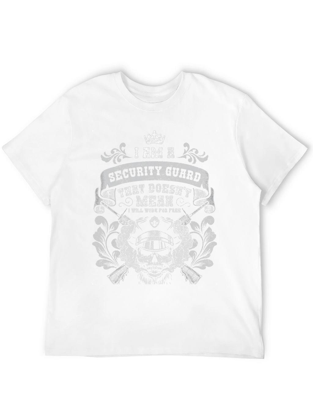 Security Guard Funny Graphic T-Shirt