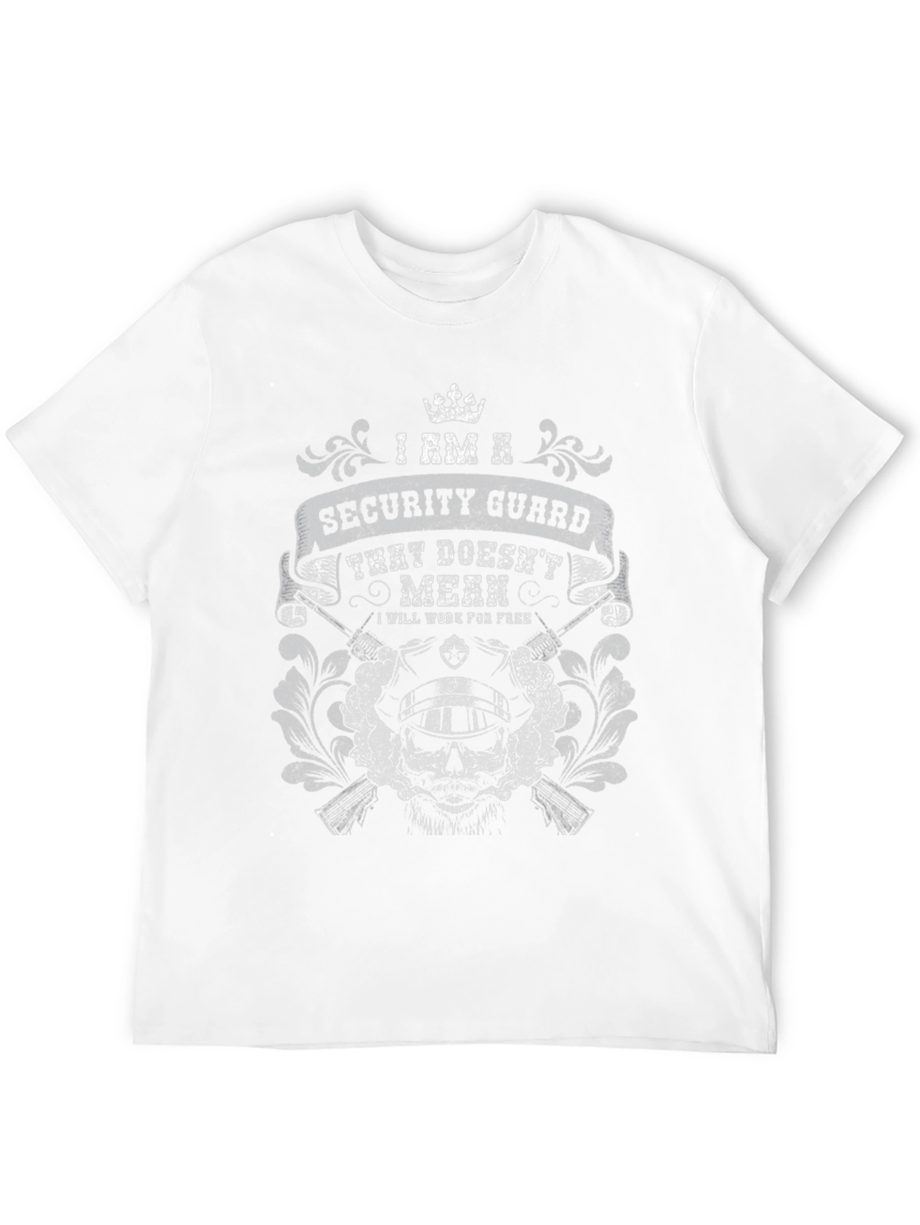 Security Guard Funny Graphic T-Shirt