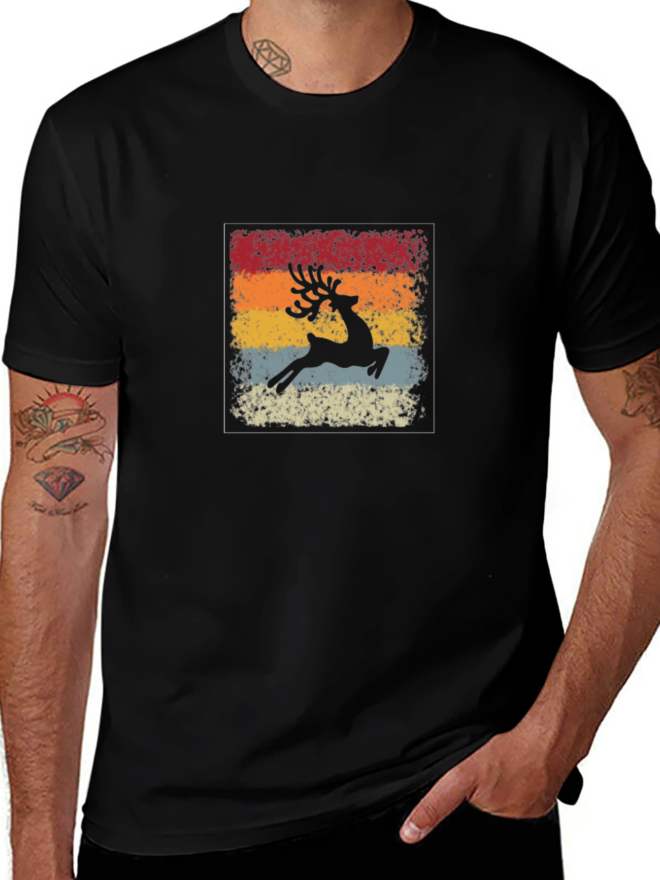 Retro Reindeer T-Shirt