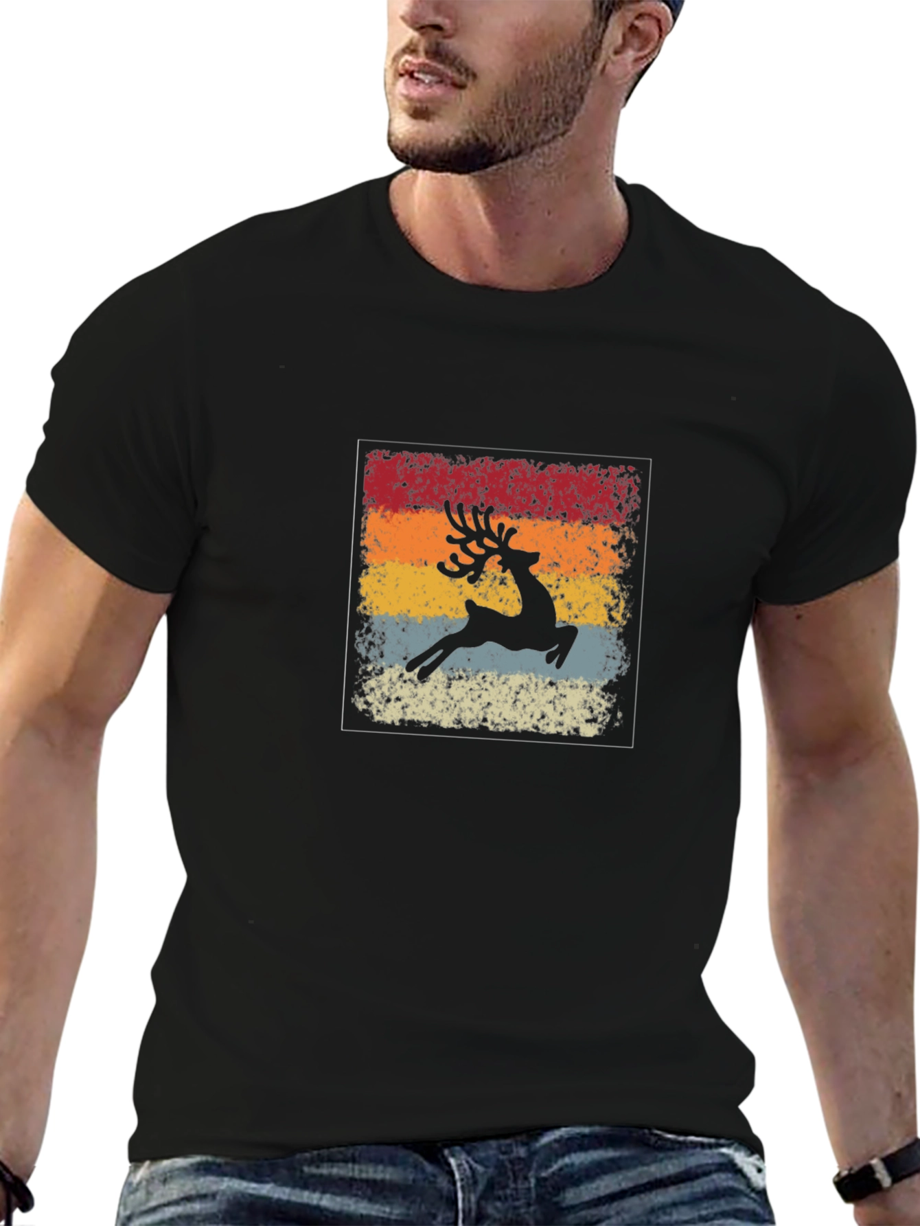 Retro Reindeer T-Shirt