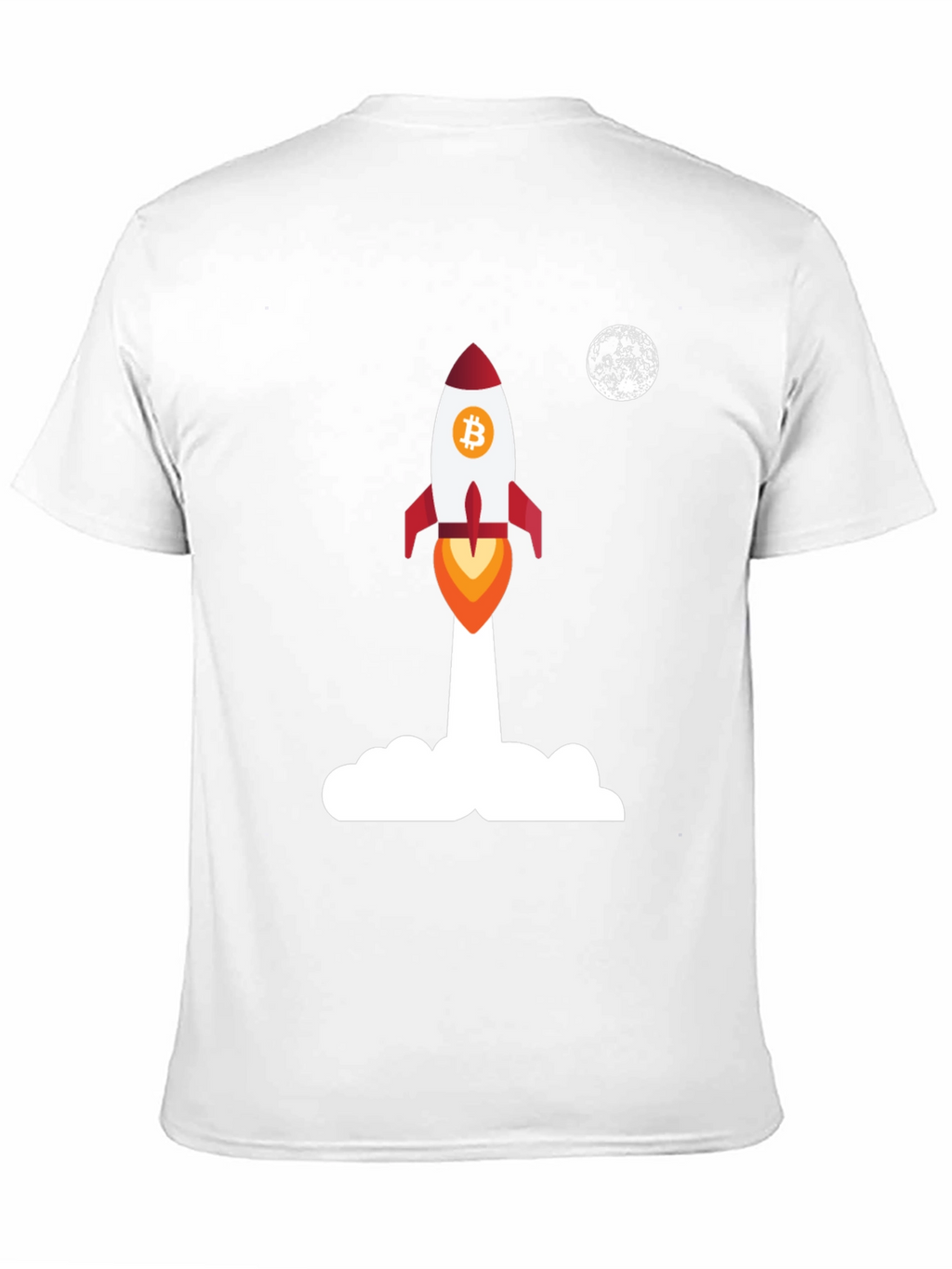 Bitcoin Rocket to the Moon T-Shirt