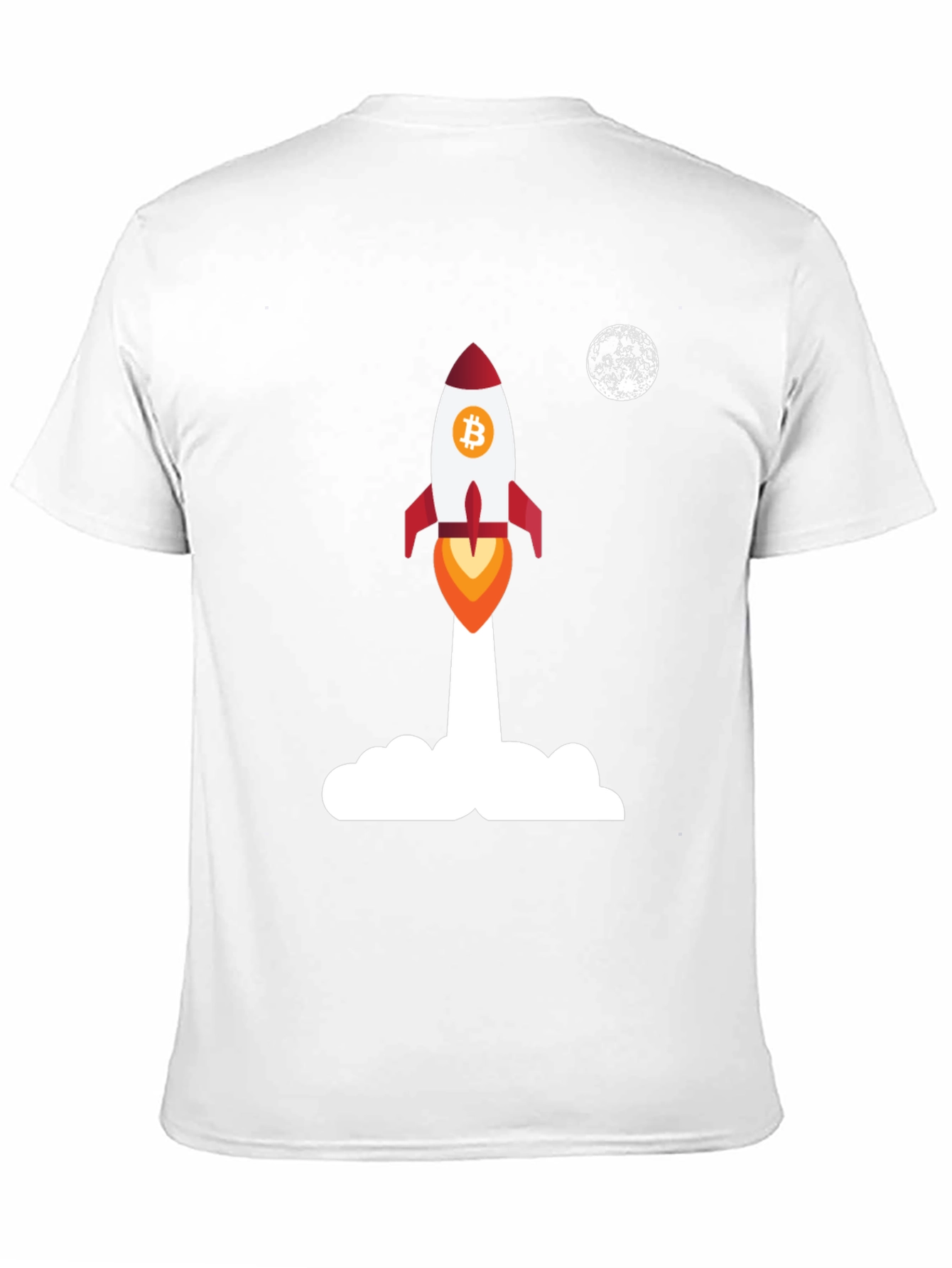 Bitcoin Rocket to the Moon T-Shirt