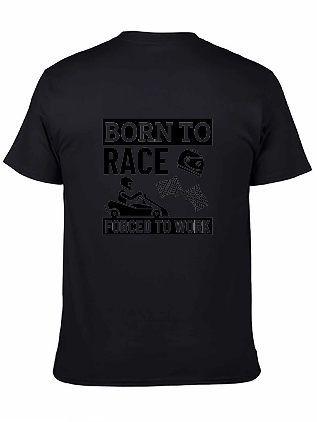 Born to Race Black Graphic Tee
