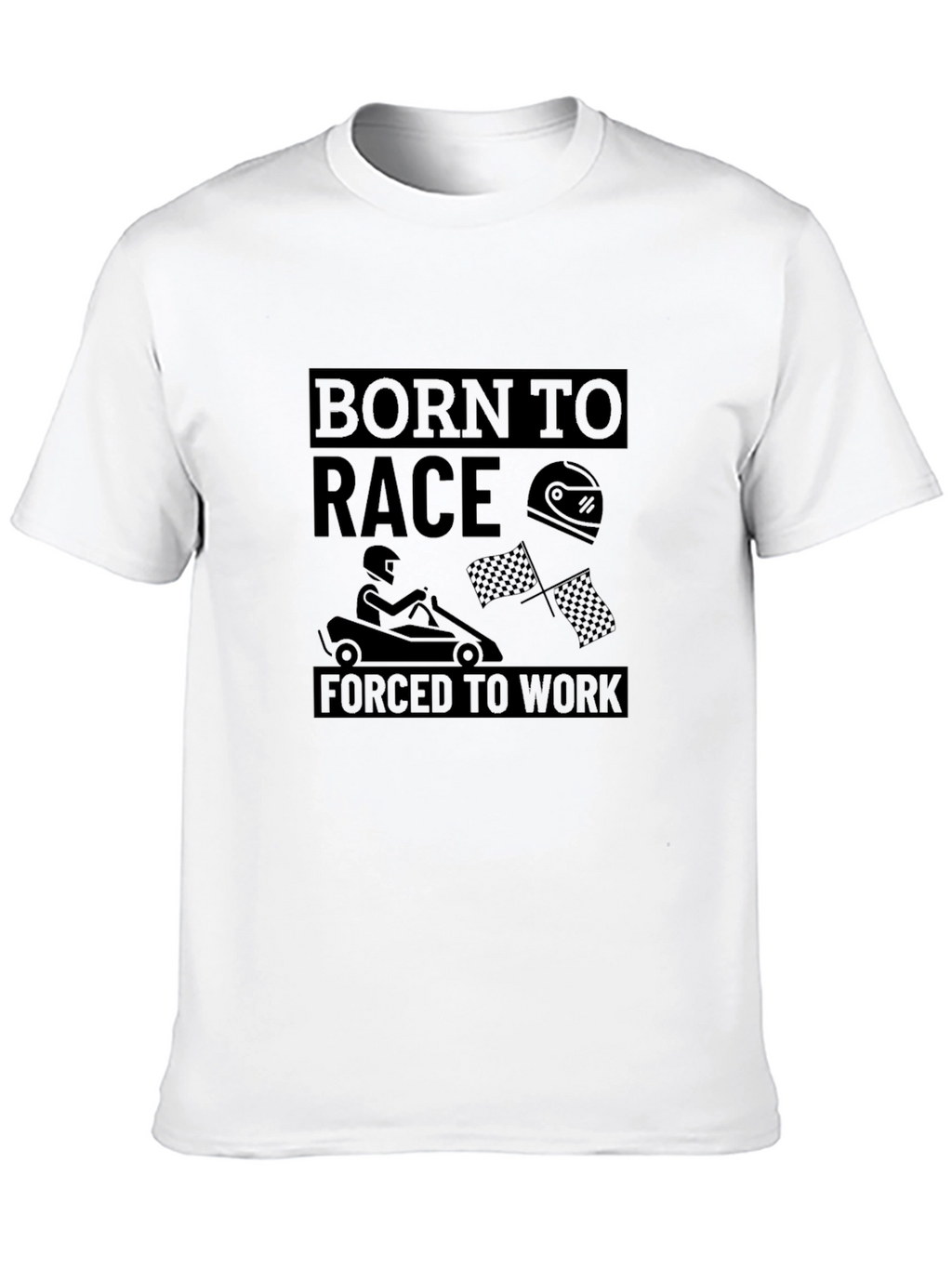 Born to Race Black Graphic Tee