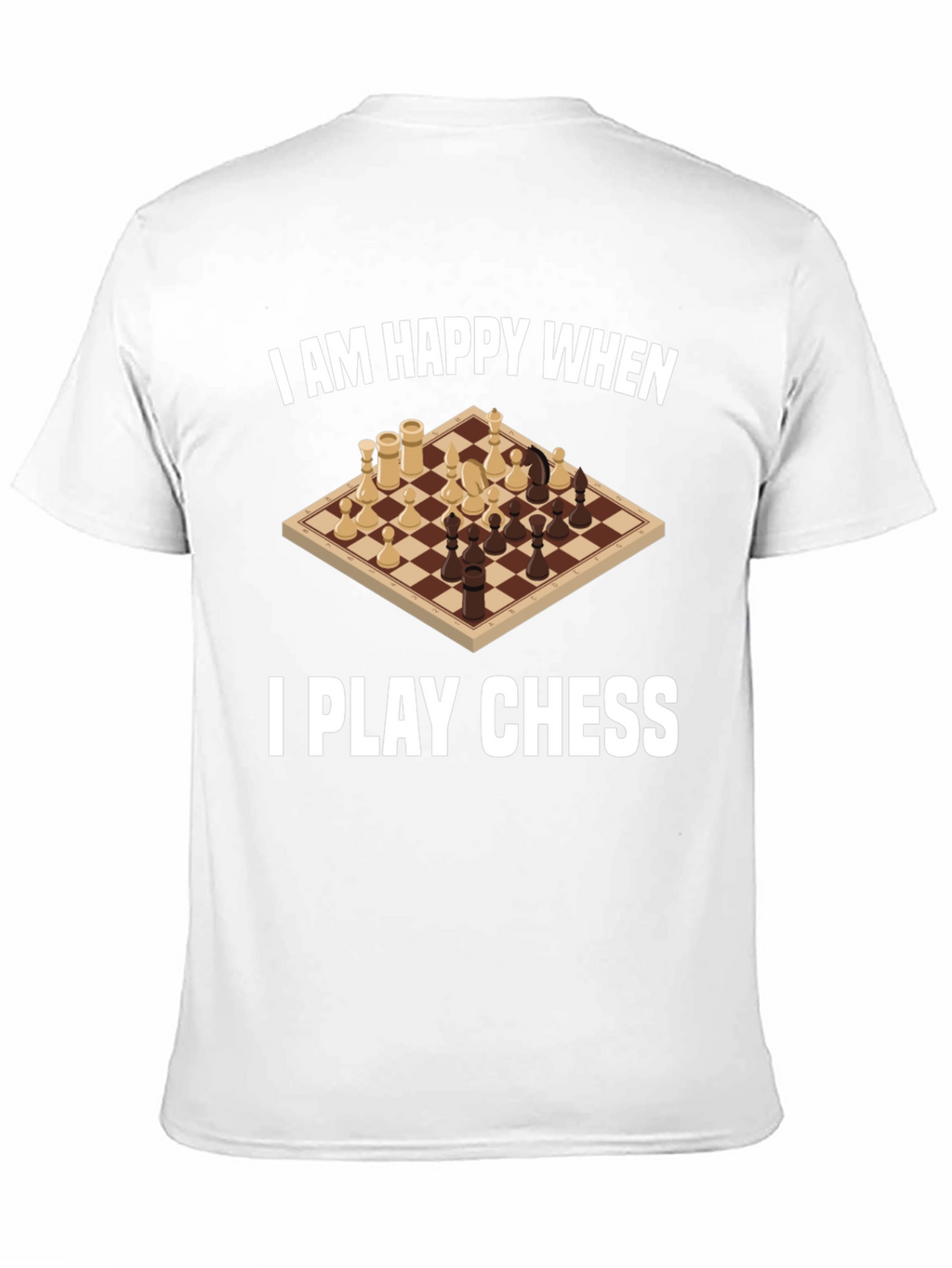 I am Happy When I Play Chess Graphic Tee