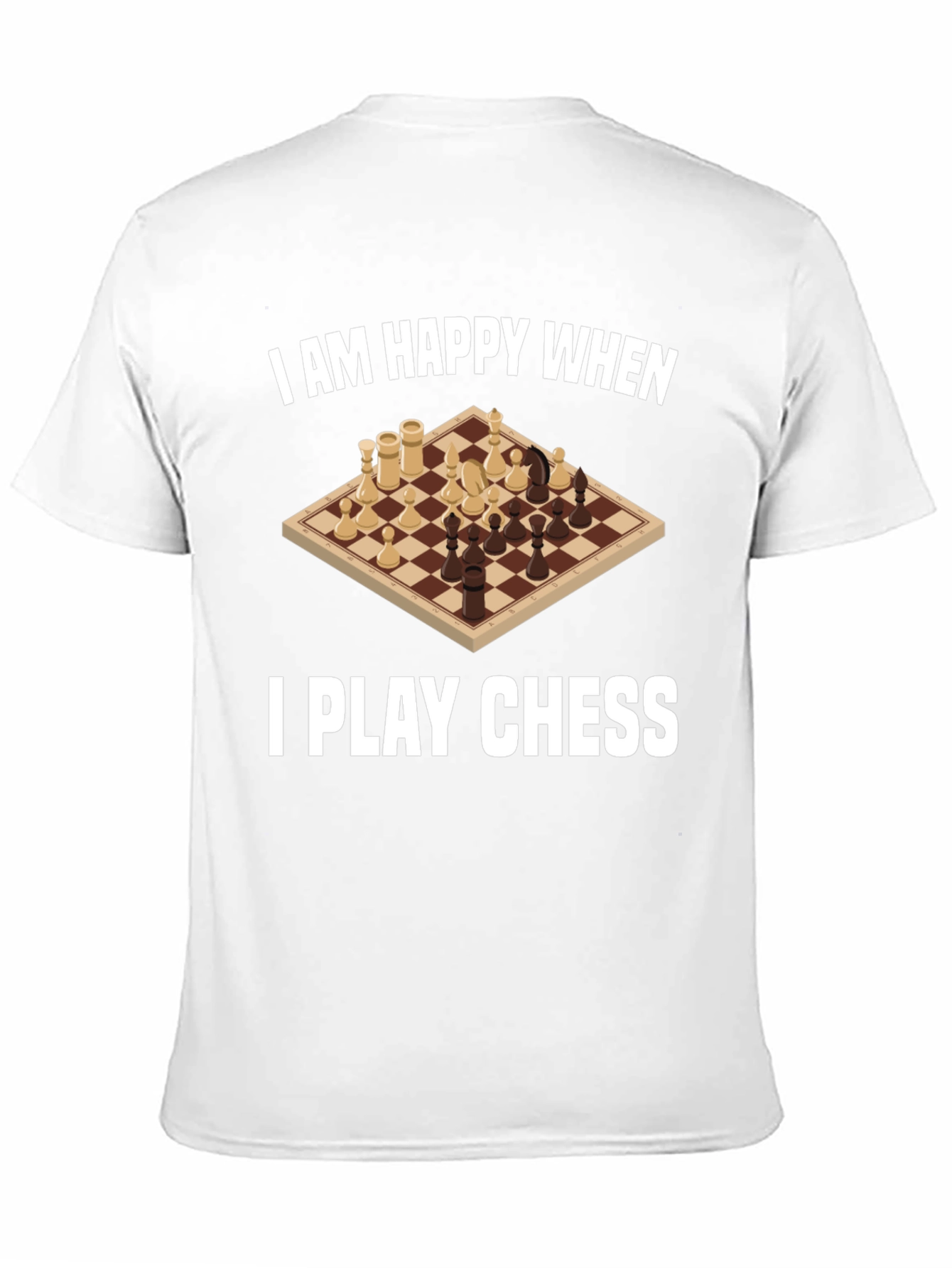 I am Happy When I Play Chess Graphic Tee