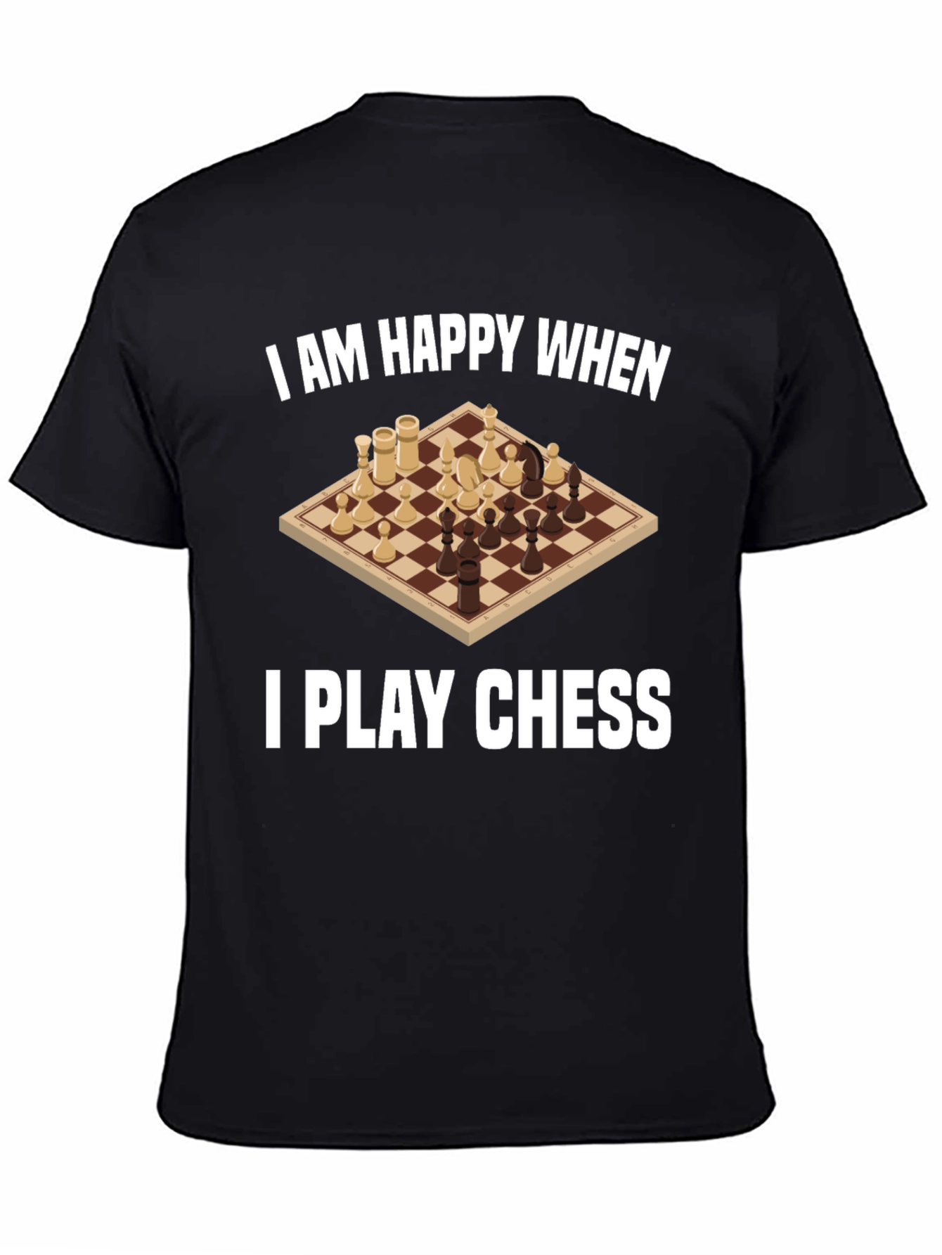 I am Happy When I Play Chess Graphic Tee