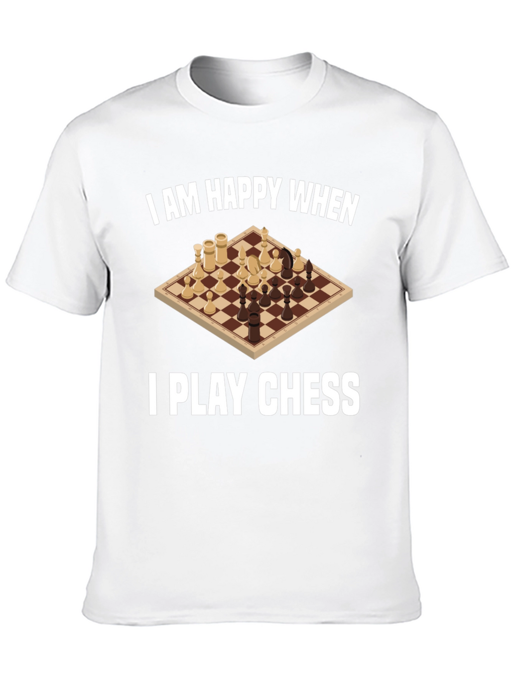 I am Happy When I Play Chess Graphic Tee