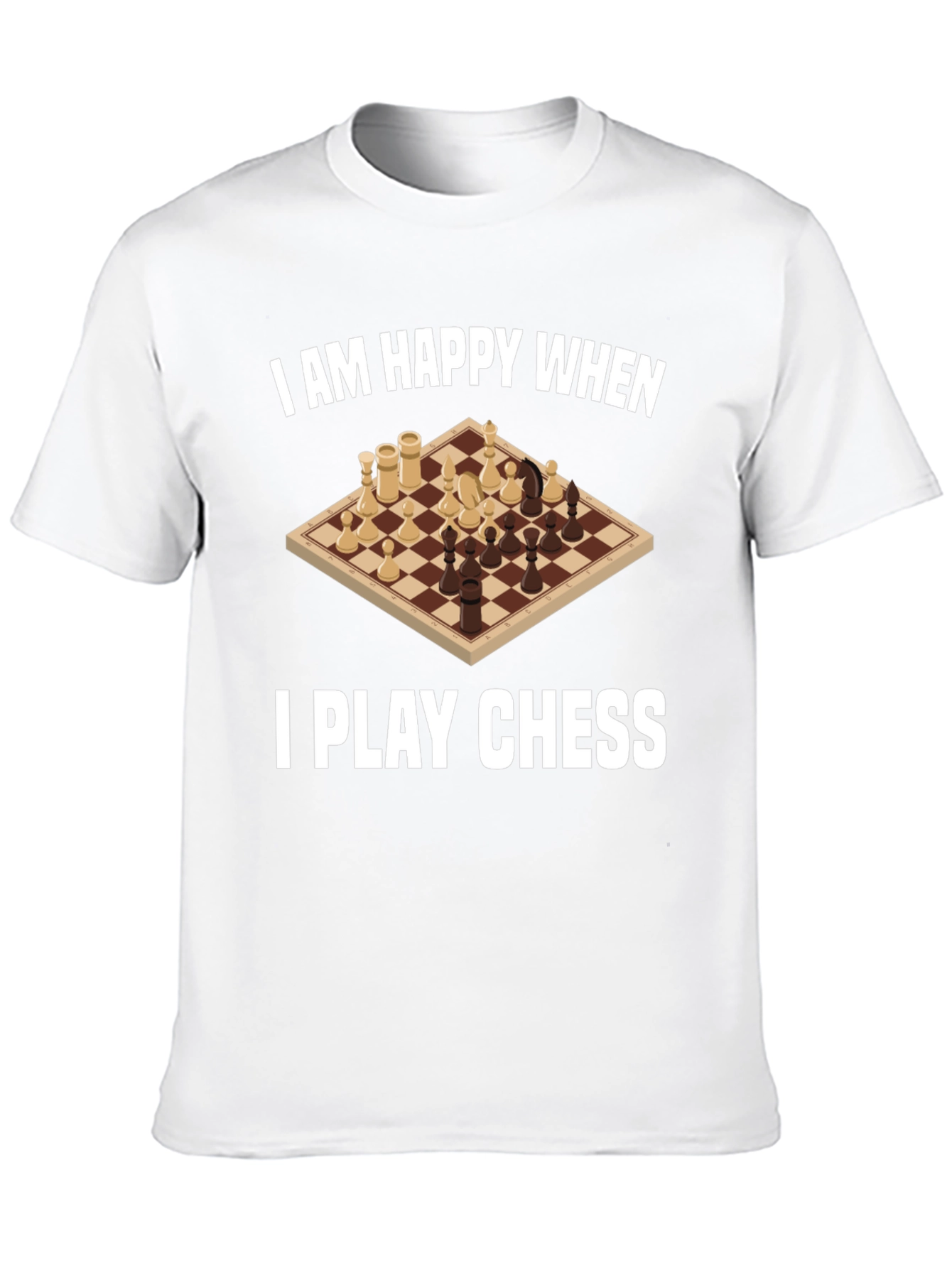 I am Happy When I Play Chess Graphic Tee