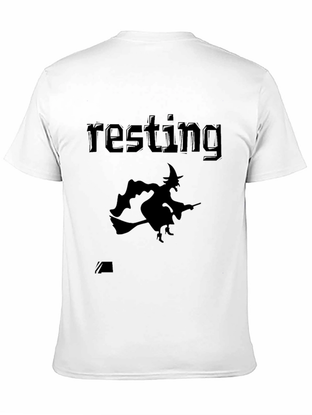 Resting Witch Face Halloween Graphic T-Shirt